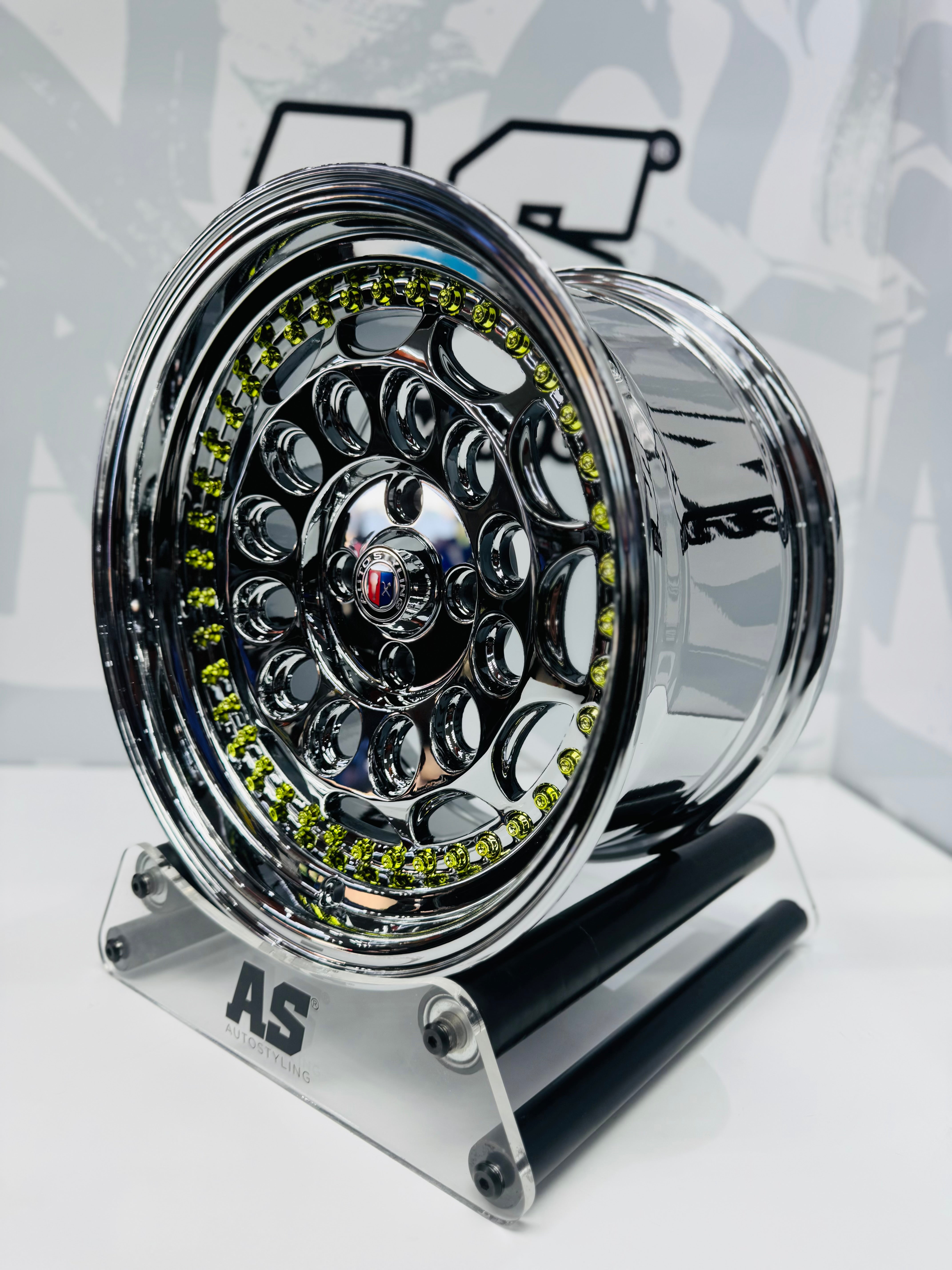 15” AS- 5704 BLACK CHROME 4/100