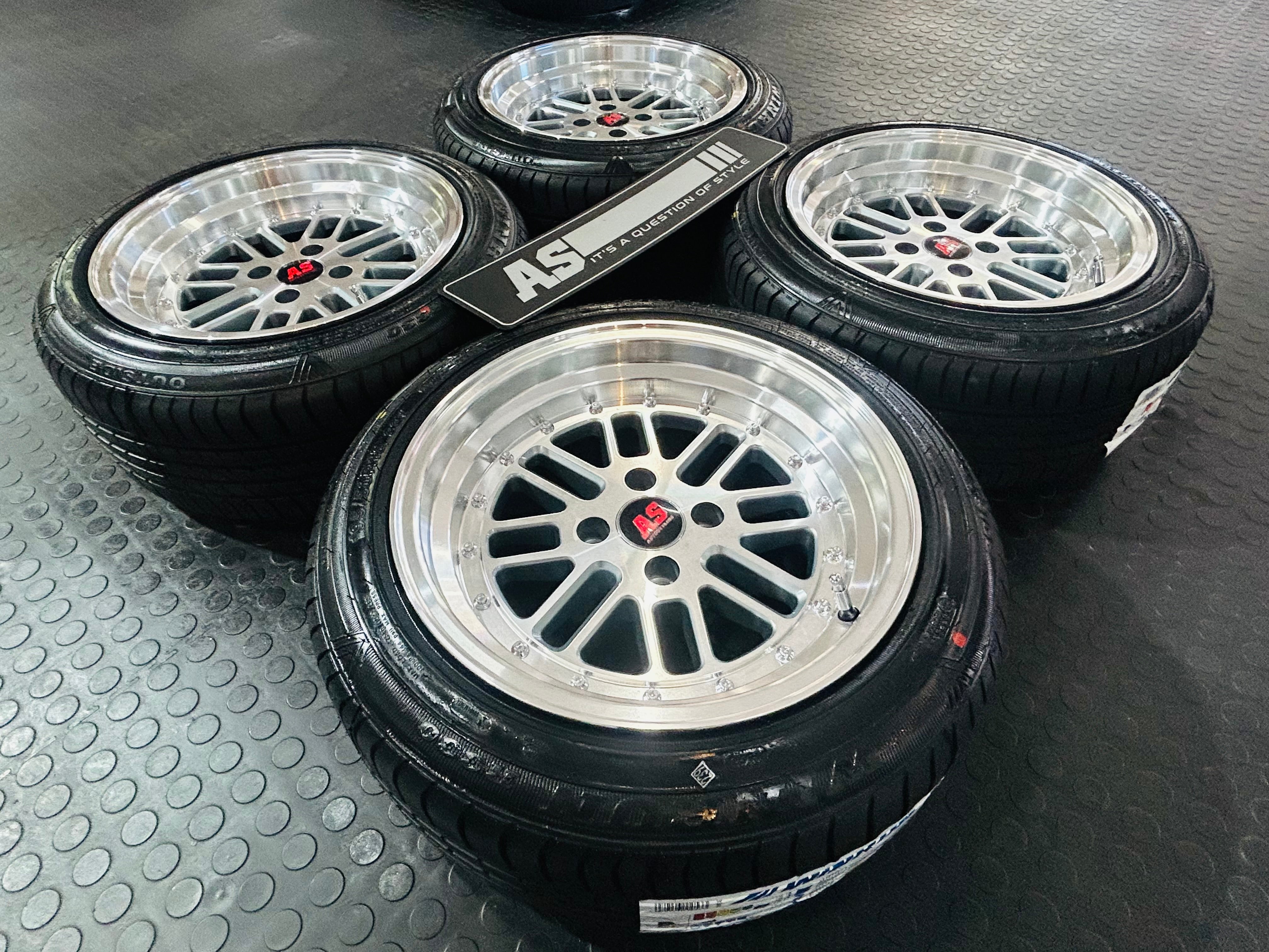 RIM & TYRE COMBO DEAL 15” 2009   4x100 + 195/50/15  TYRES  - BRAND NEW