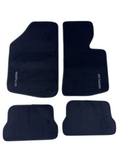 MK1 GOLF  VELO- CITI CARPET SET BLK WITH BLACK TRIM ( 4PCE )