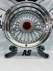 17'' NEW 10J AS-PINA SILVER 4/100 & 4/114 MULTI PCD