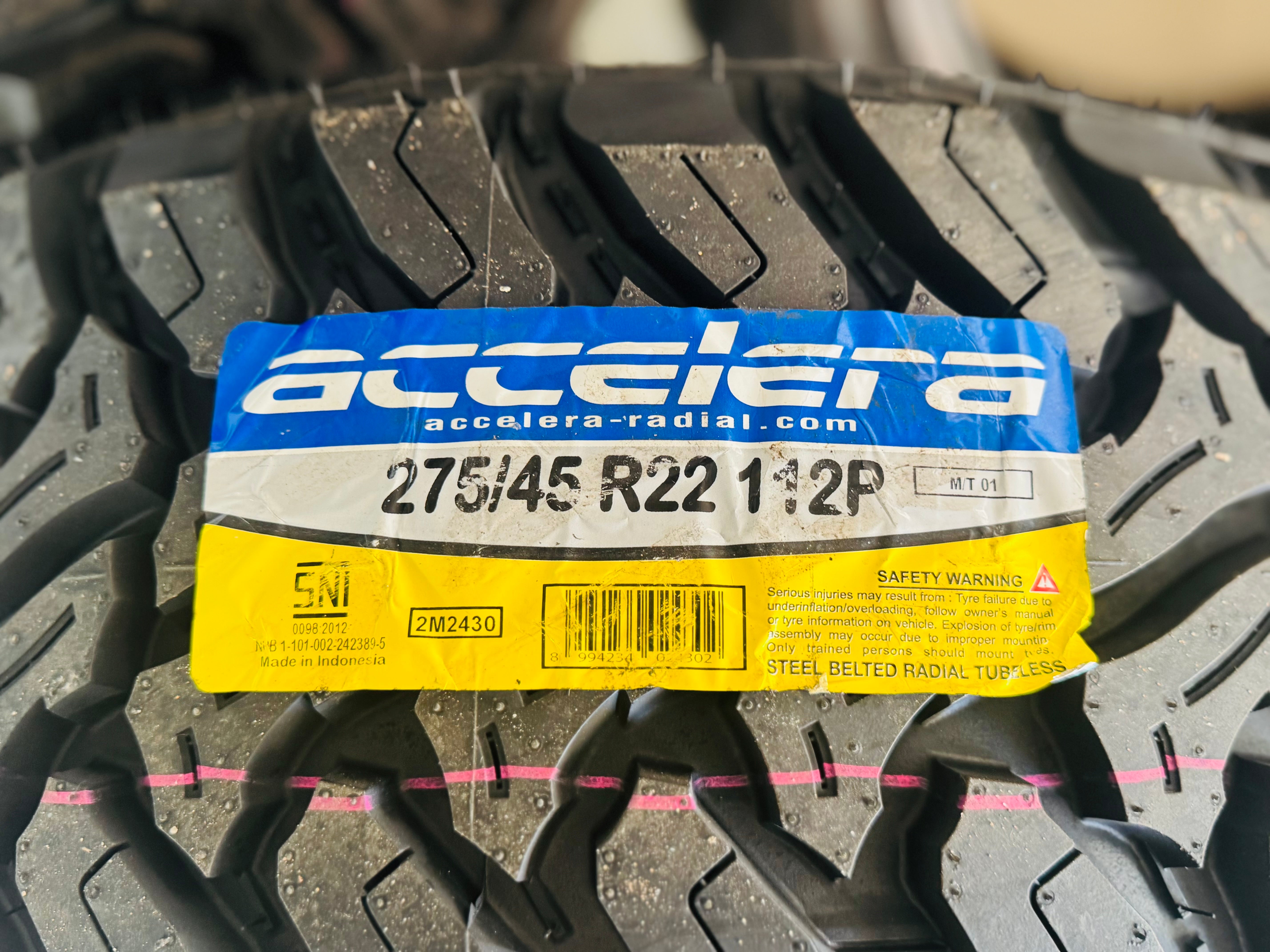 ACCELERA 275/45/22 OMIKRON M/T 01 TYRE
