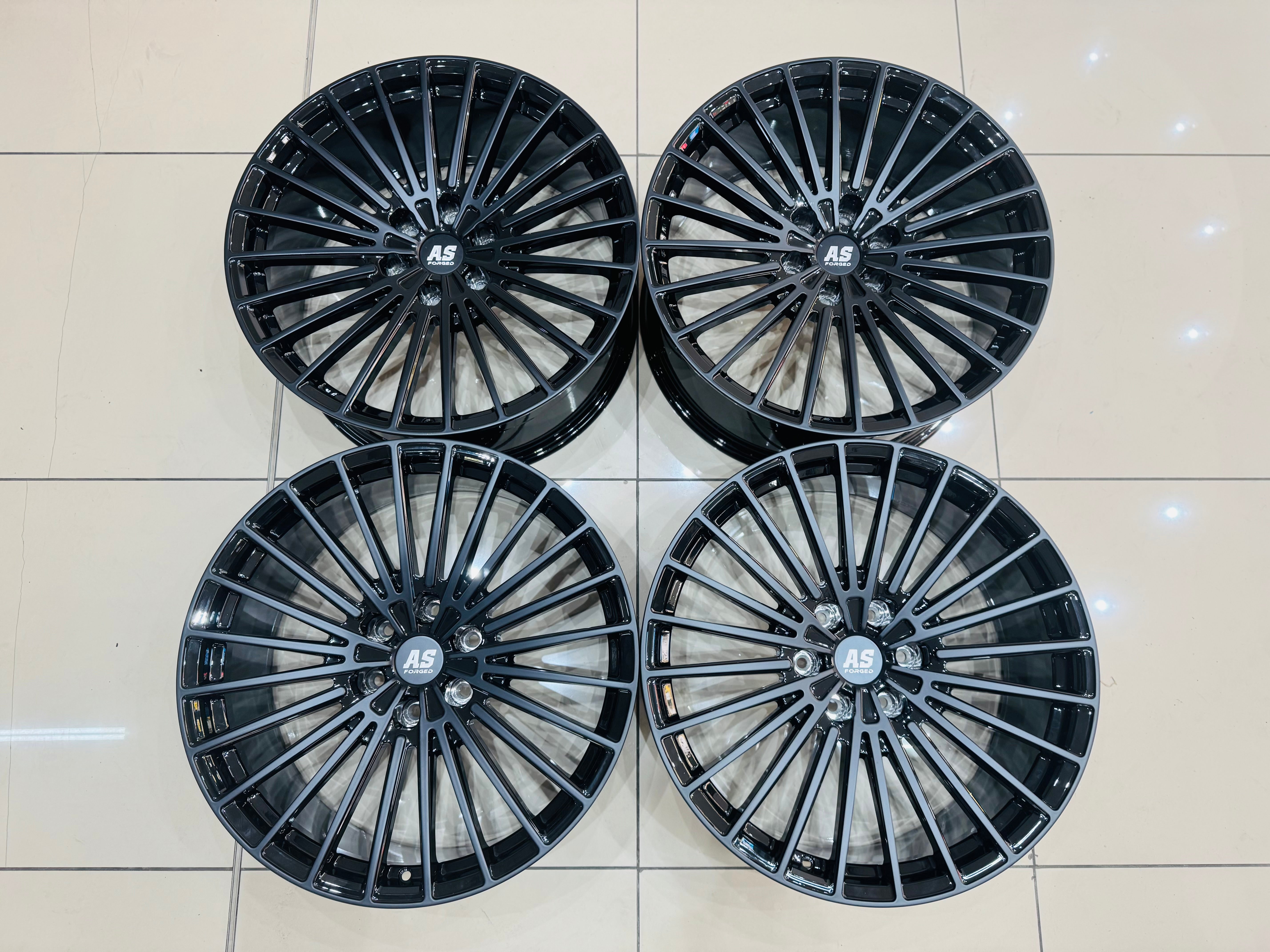 22 ” AS FULLY FORGED 008 RANGER RIMS 6/139 PCD DUAL BLACK