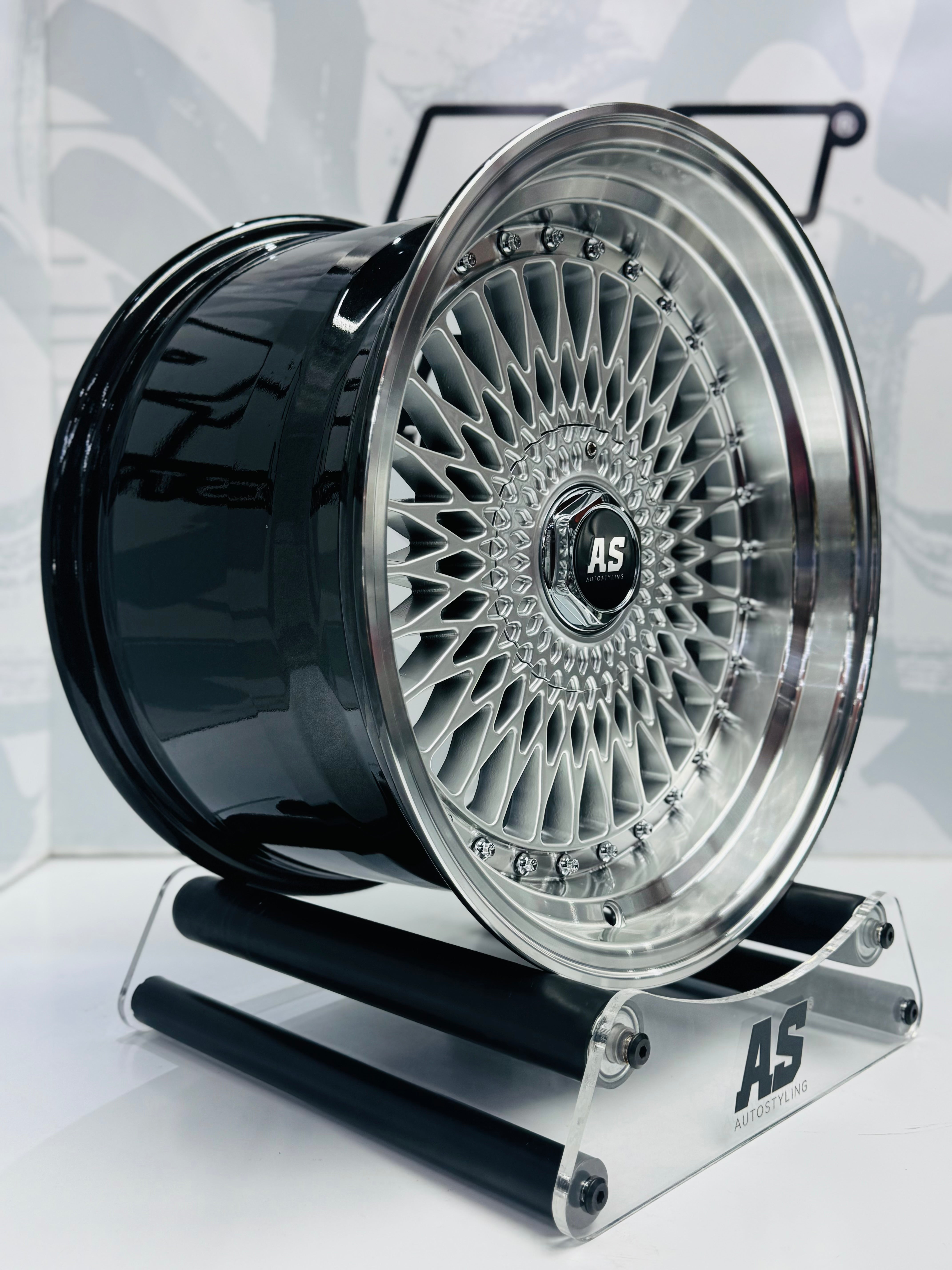 17” AS- SUPERMESH 8.5/10j 4/100 & 4/114 SILVER - Autostyling Klerksdorp