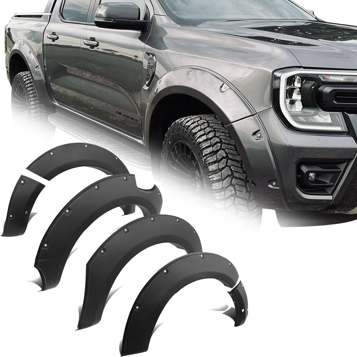 NEXT GEN RANGER WHEEL ARCHES STUDDED MATT BLACK