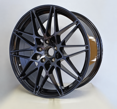 19” AS-F80 Comp  5x120 black machine face black tint