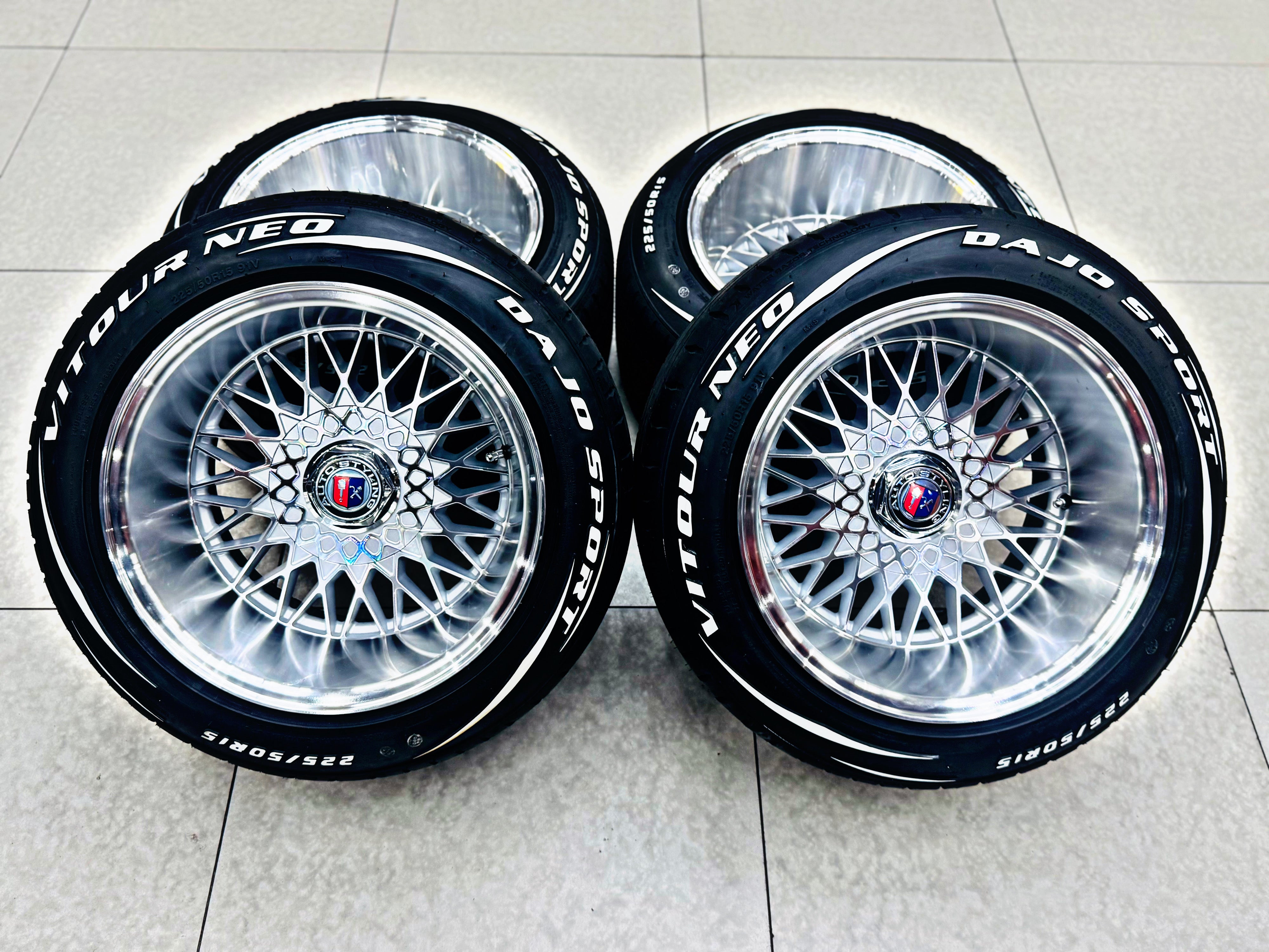 225/50/15 VITOUR NEO DAJO SPORT WHITE LETTERS