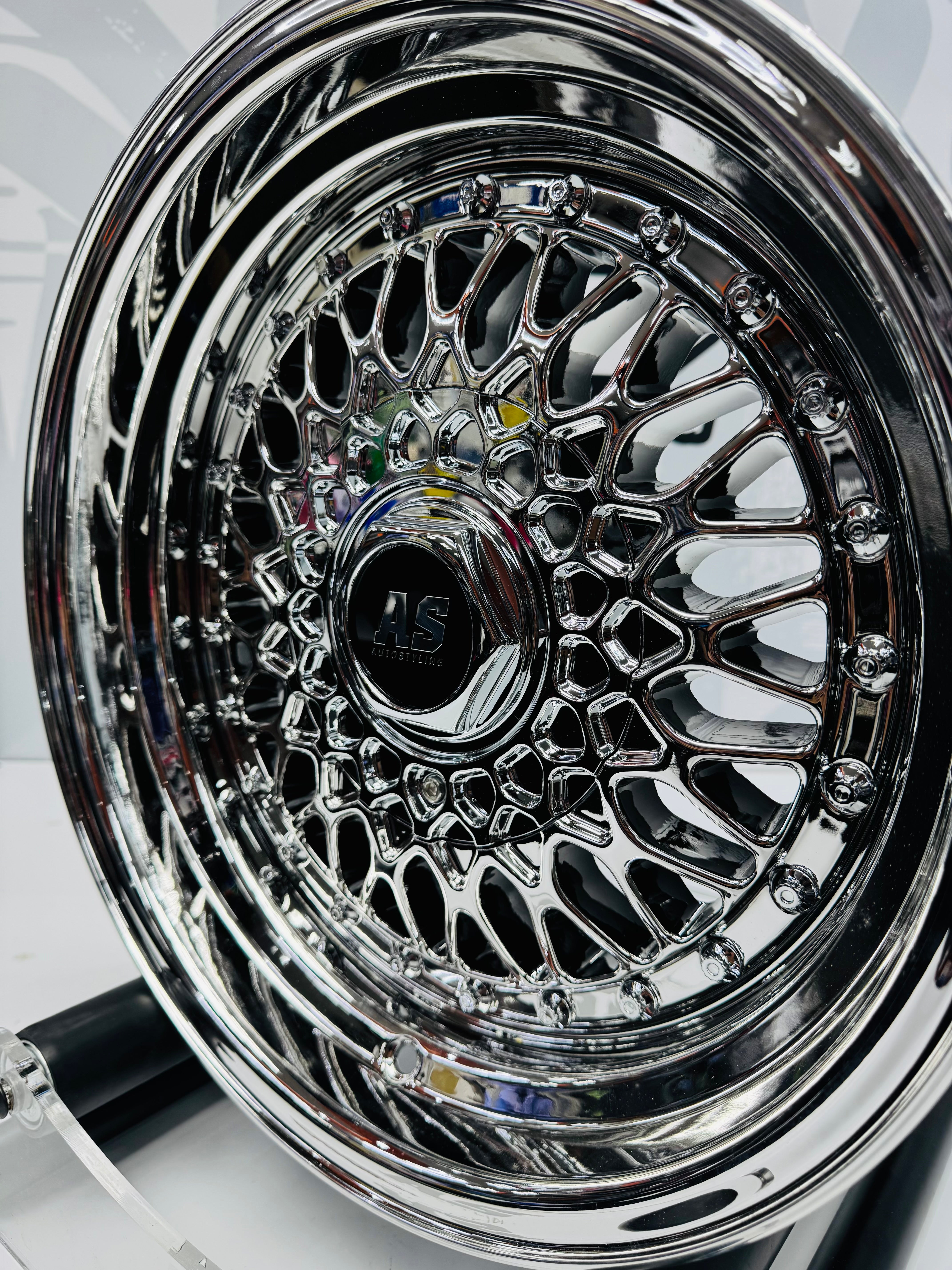 15 AS-MESH CHROME 9/100