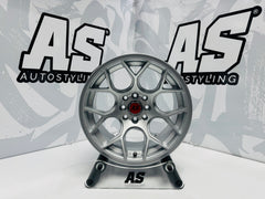 15” AS- 7686  4/100 4/114 silver wheels
