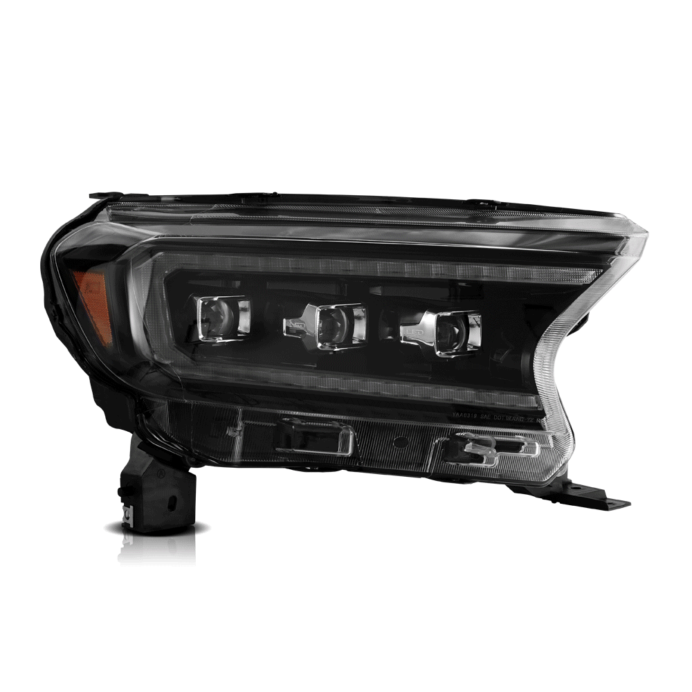 Ford Ranger VLAND Headlights Tri-Projector style 2016+ to 2022