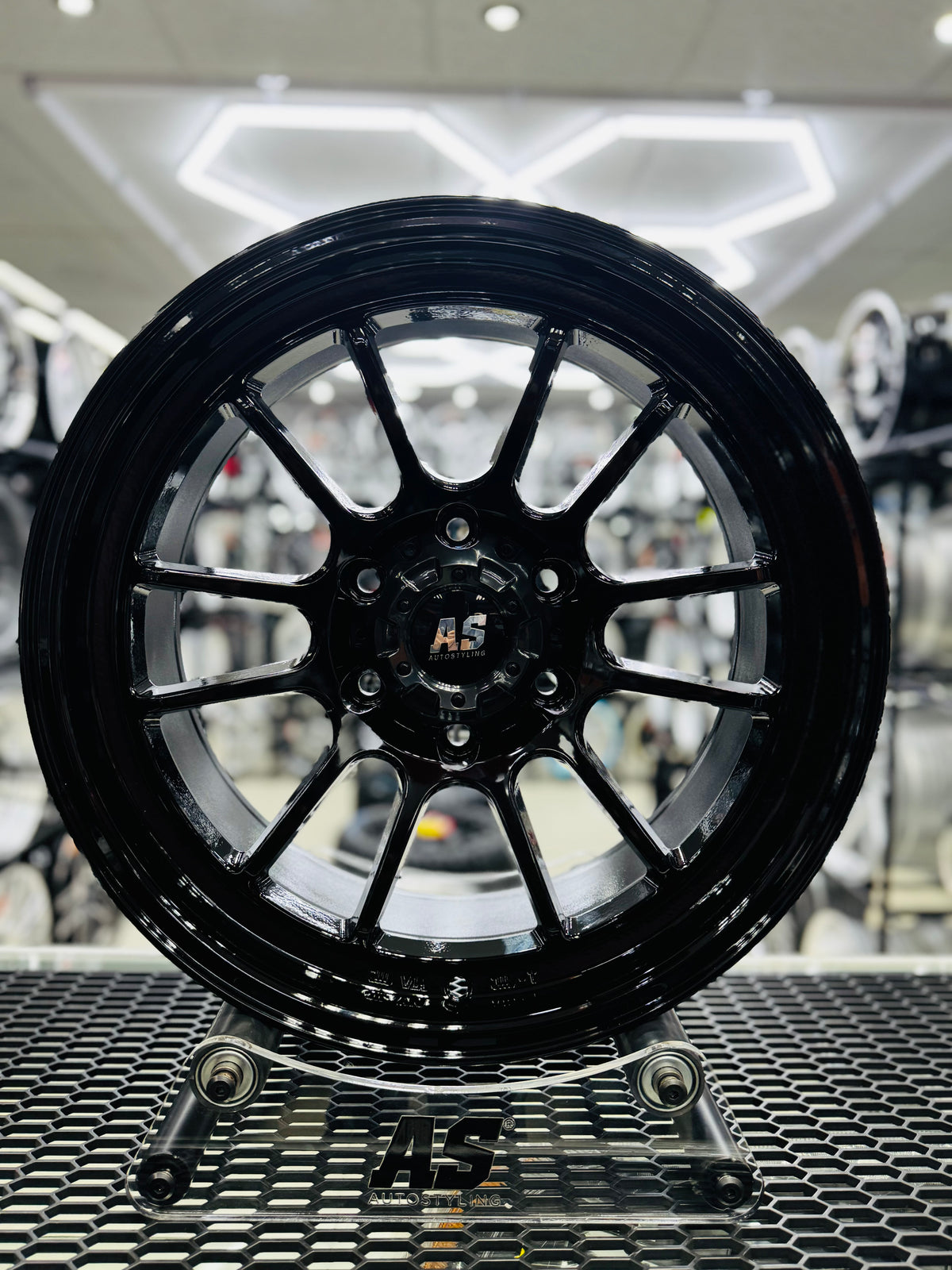 18” AS- DX014 GLOSS BLK 6/139 bakkie 4x4 rims