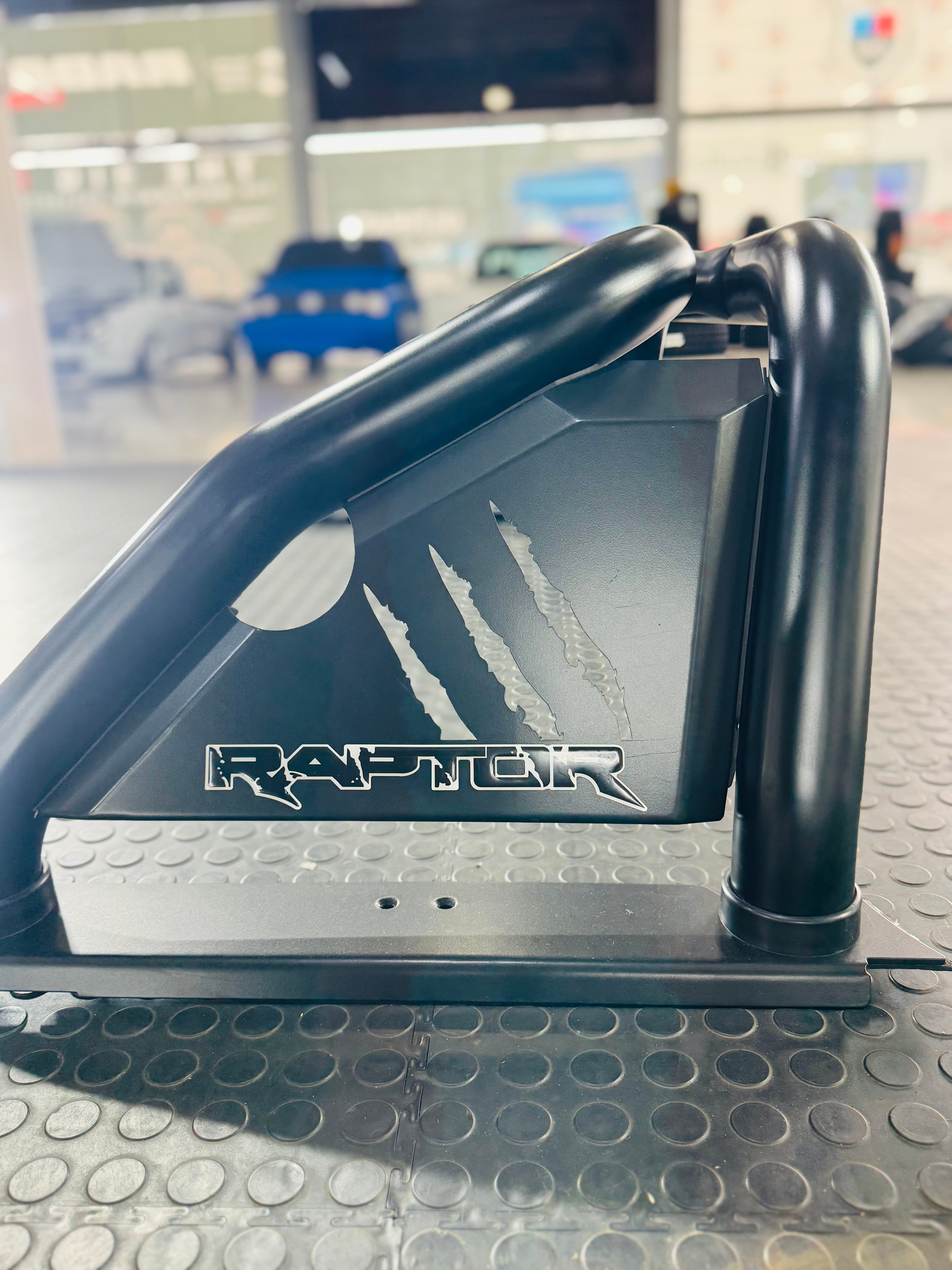 Ford Raptor Next Gen Sports Bar  Raptor Branding Black 2023+ ( Fits with Securi Lid 218 ) PRE OWNED 6months old