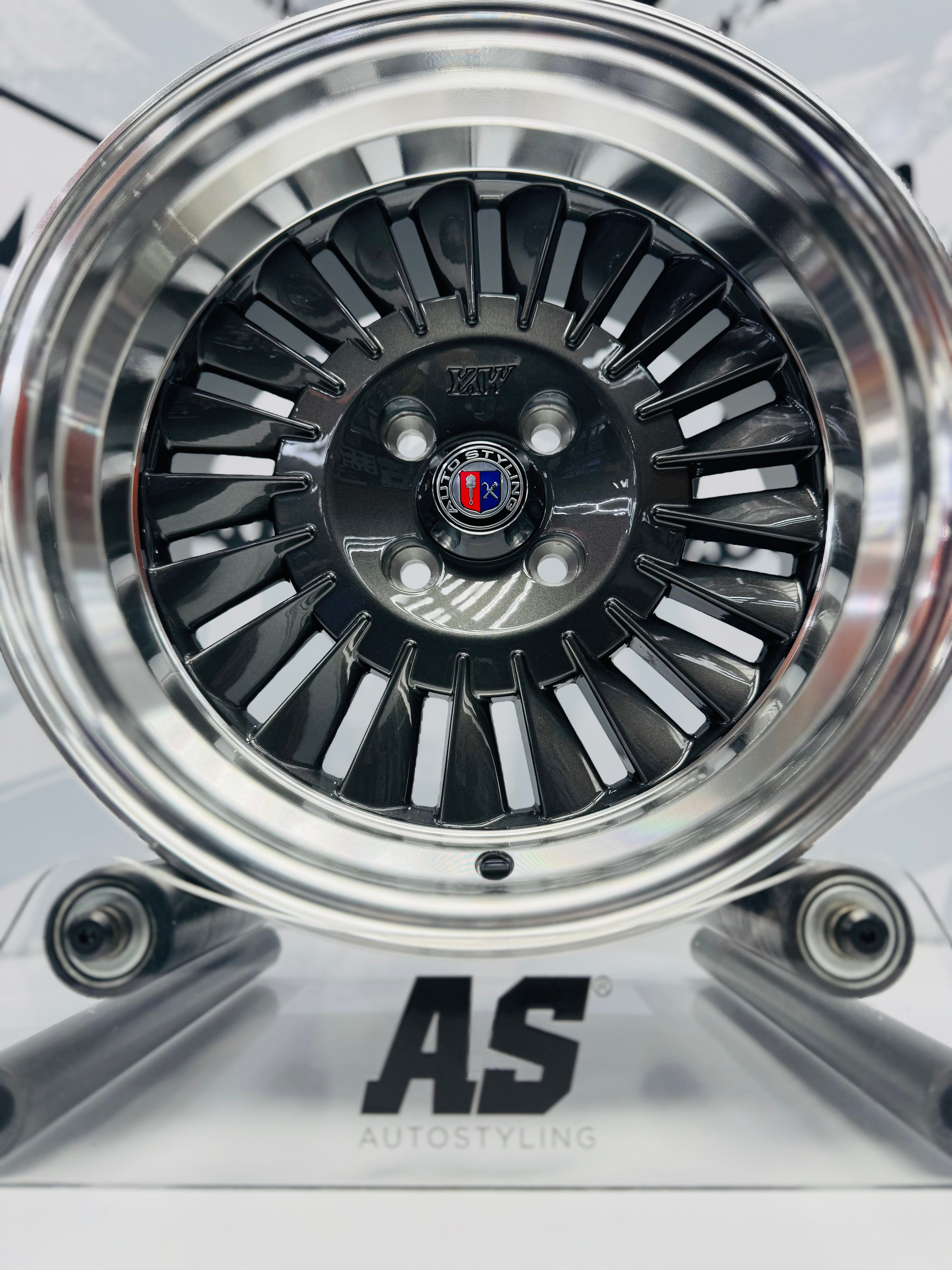 15” AS-PIRI 4/100 GUNMETAL WHEELS