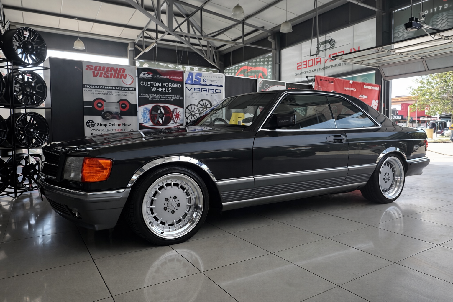 17” AS- BENZ CAPS 5/112  SILVER RIMS - Autostyling Klerksdorp
