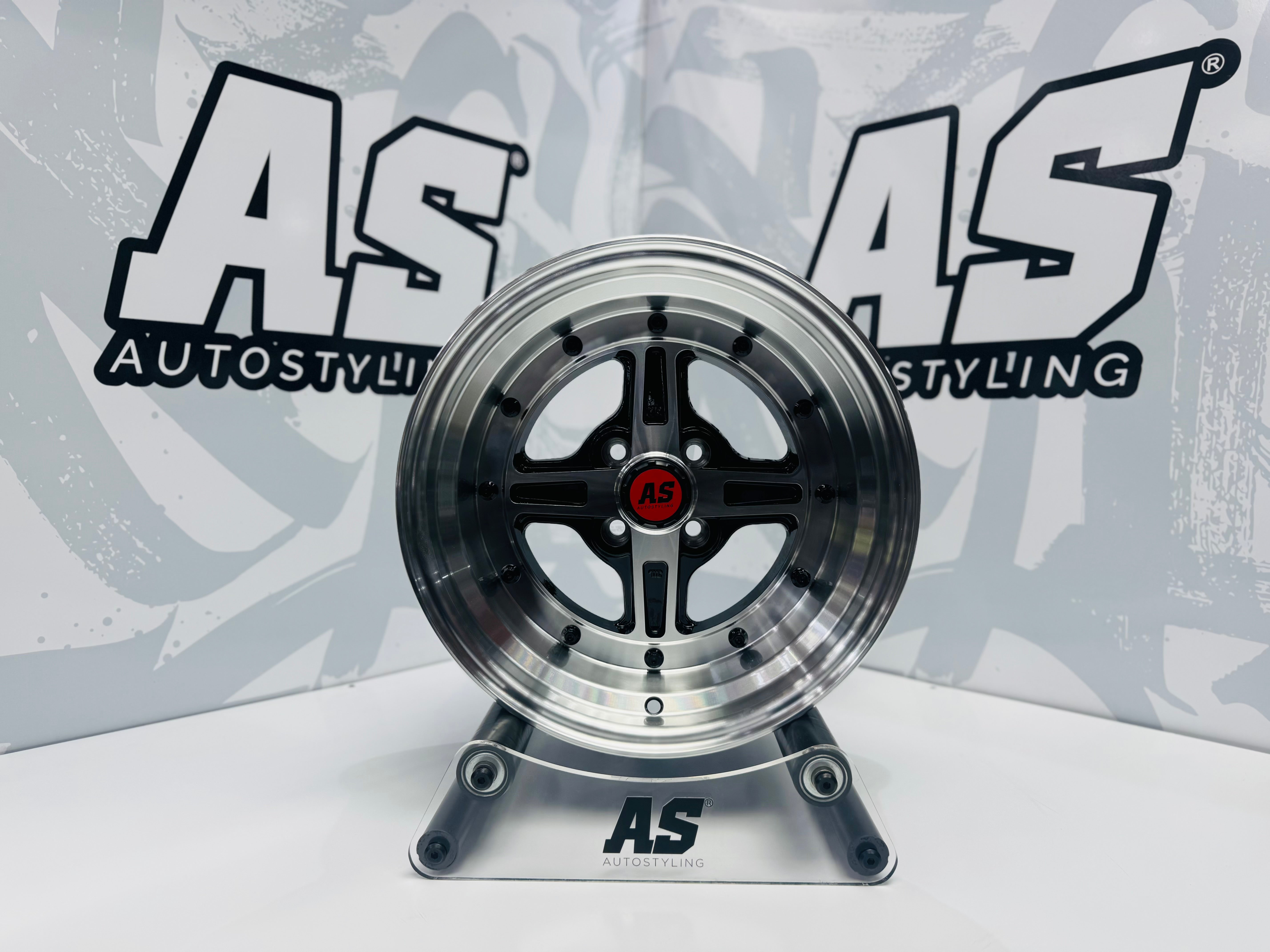 15” AS-E40 4/100 BLACK MACHINE FACE