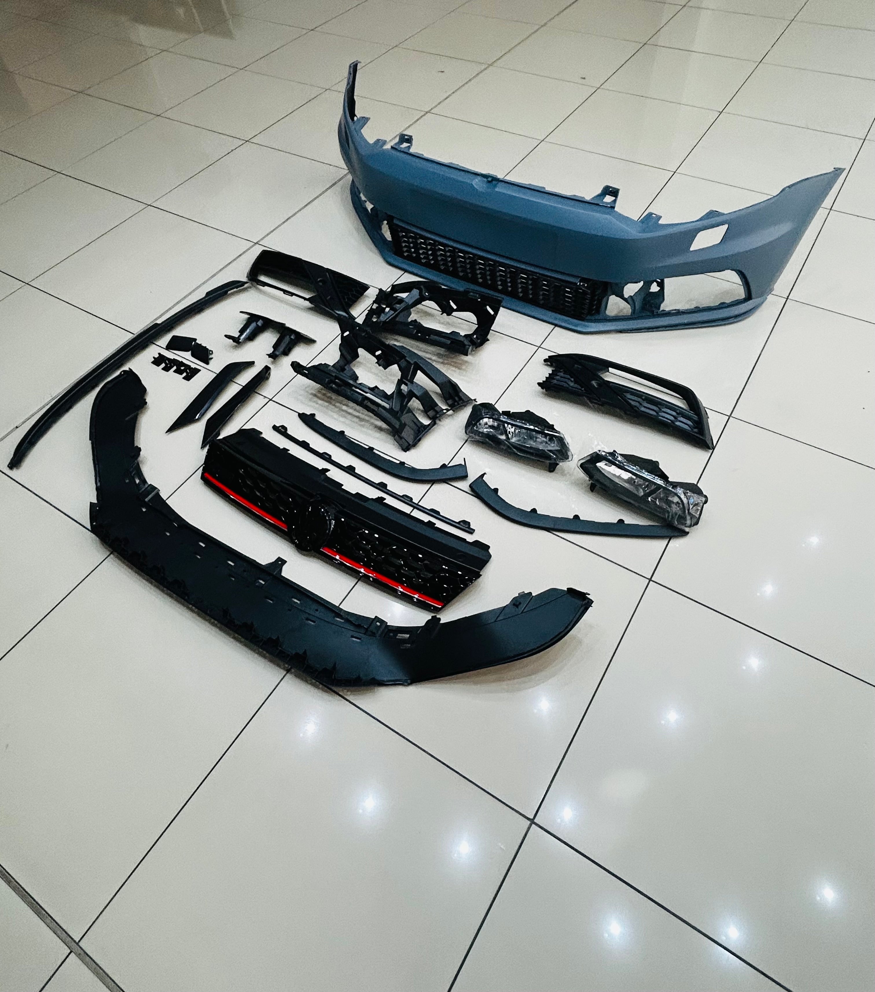 Polo 6c GTI front bumper incl fogs