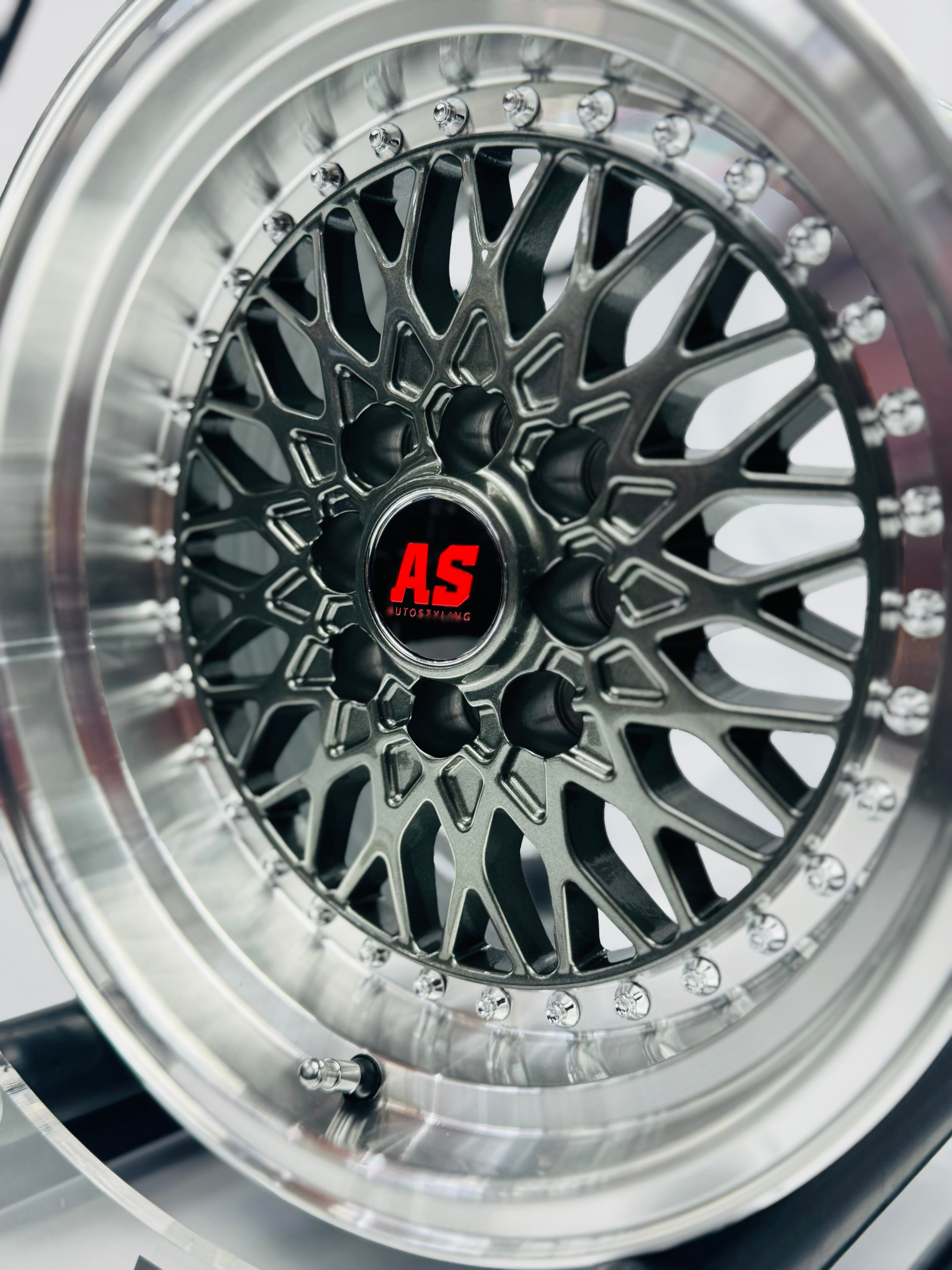 15” AS-7570  MESH  grey 4/100 4/114 wheels