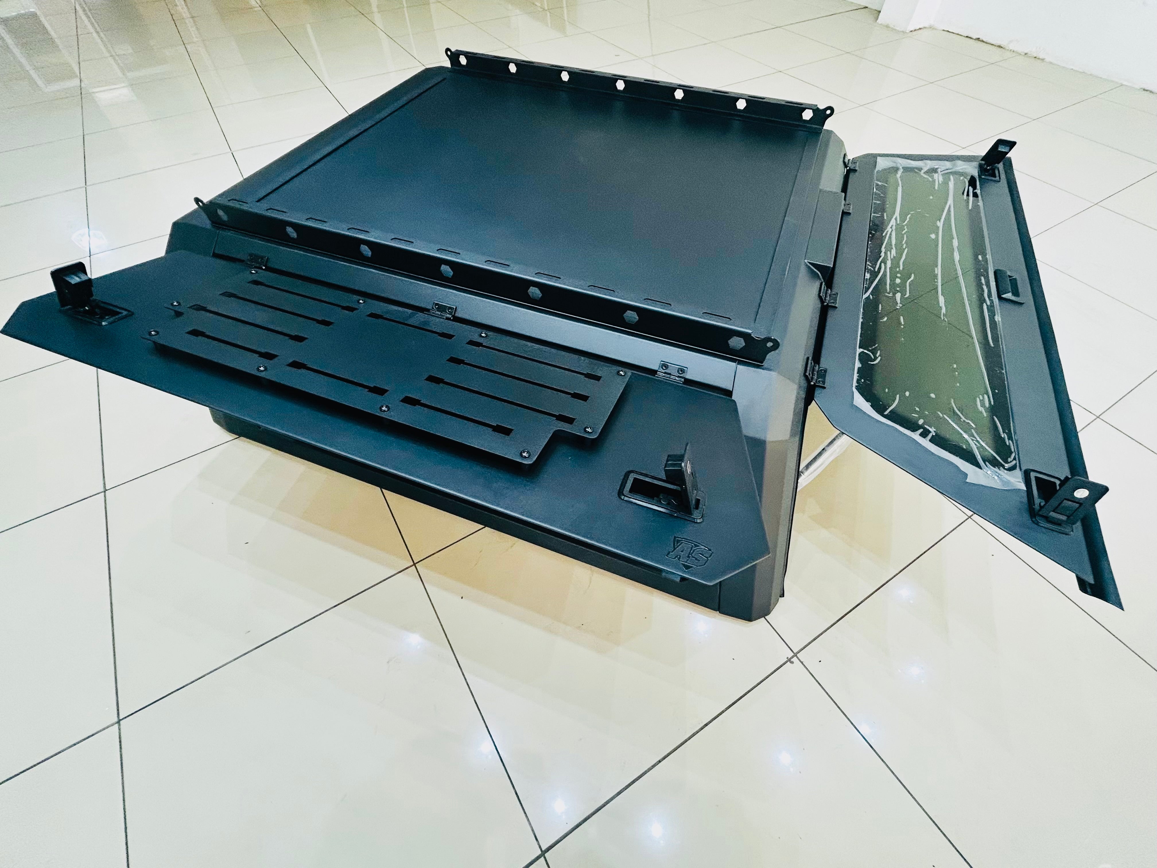 FORD RANGER T6 T7 T8 BLACK STEEL RAMBO CANOPY