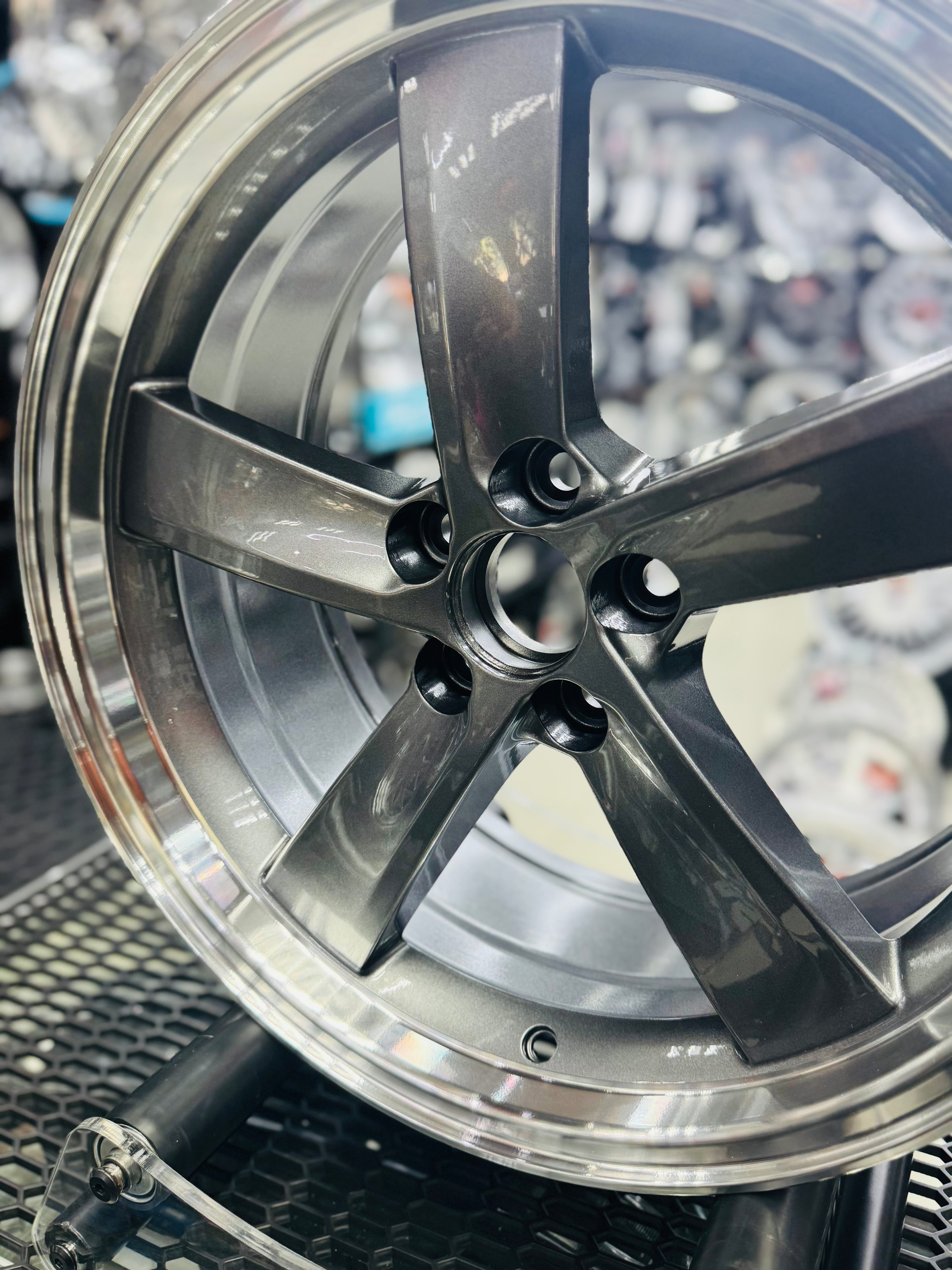 17" AS- RIVAZZA  REPS 5/100 GUNMETAL WHEELS - Autostyling Klerksdorp