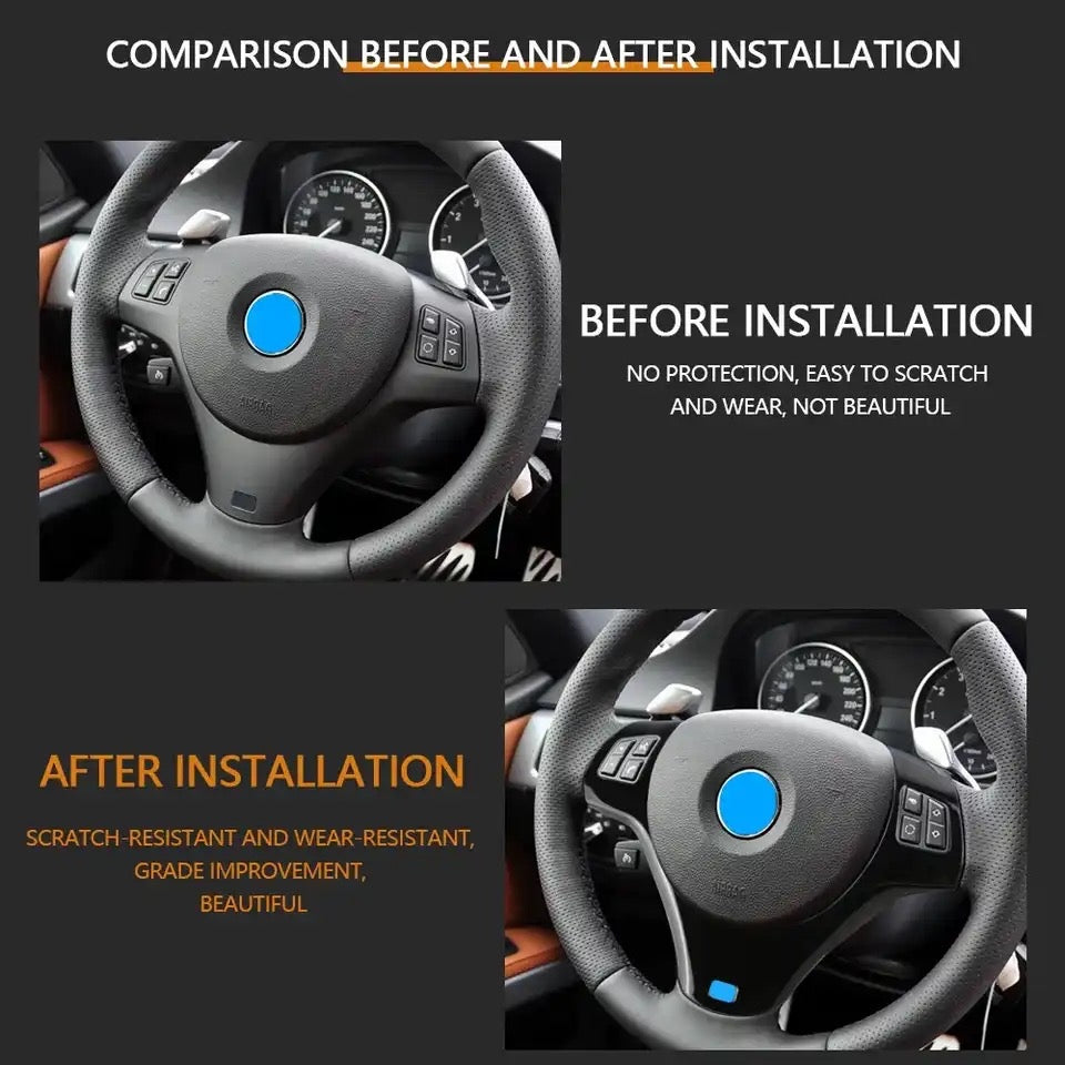 E90 STEERING WHEEL GLOSS BLACK INSERT HIGH SPEC