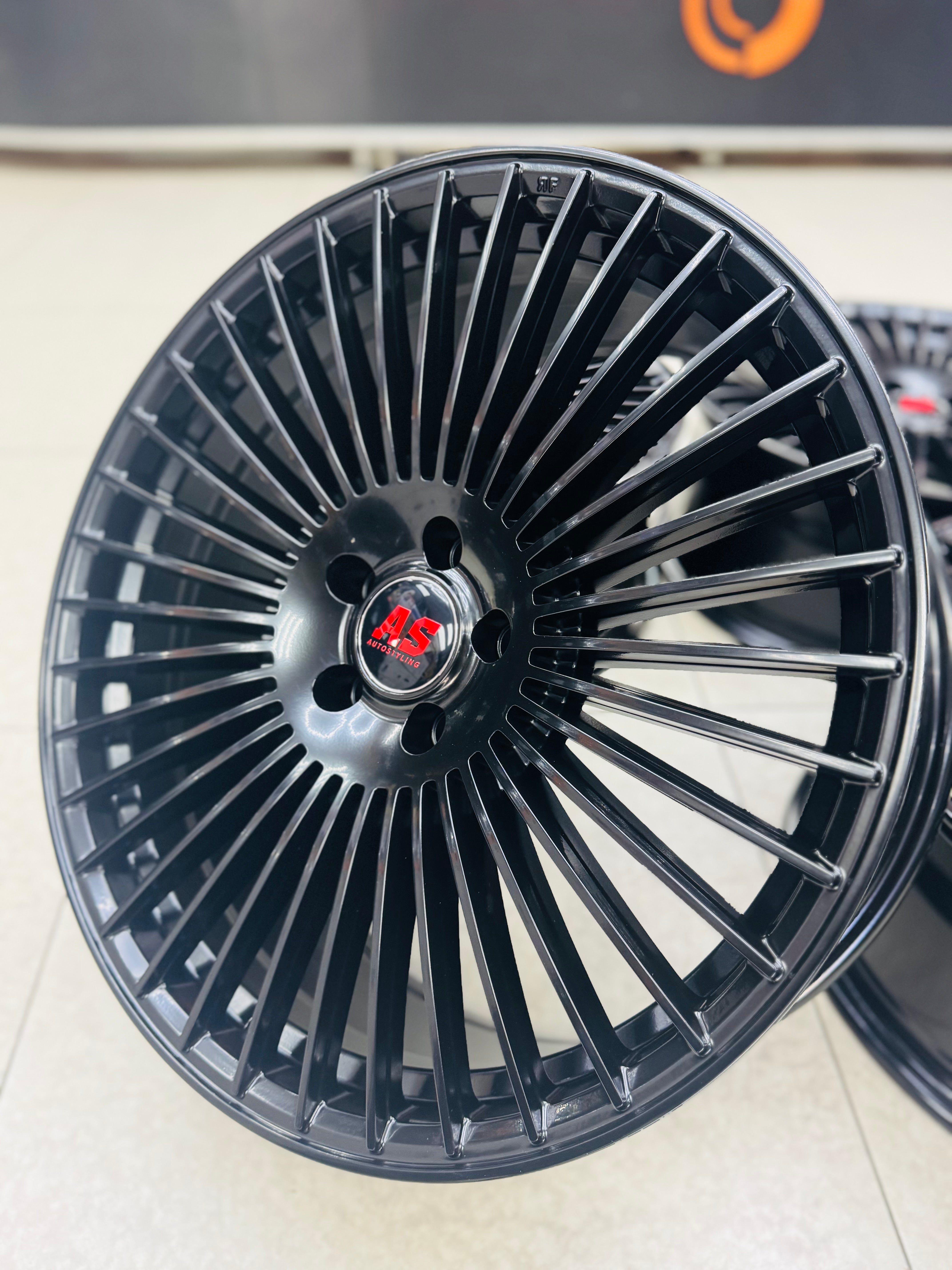 20″ 5/112 Velvet Black Alloy Wheels