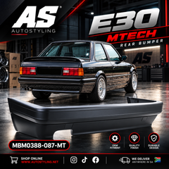 BMW E30 PLASTIC MTECH 2 REAR  BUMPER