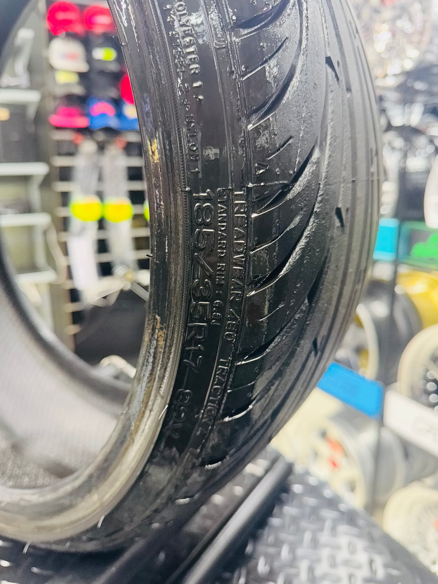 185/35/17 NANKANG NS2 TYRE  ( used )