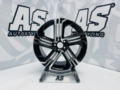 17” AS-L009  FOR POLO 5/100 PCD GLOSS BLACK