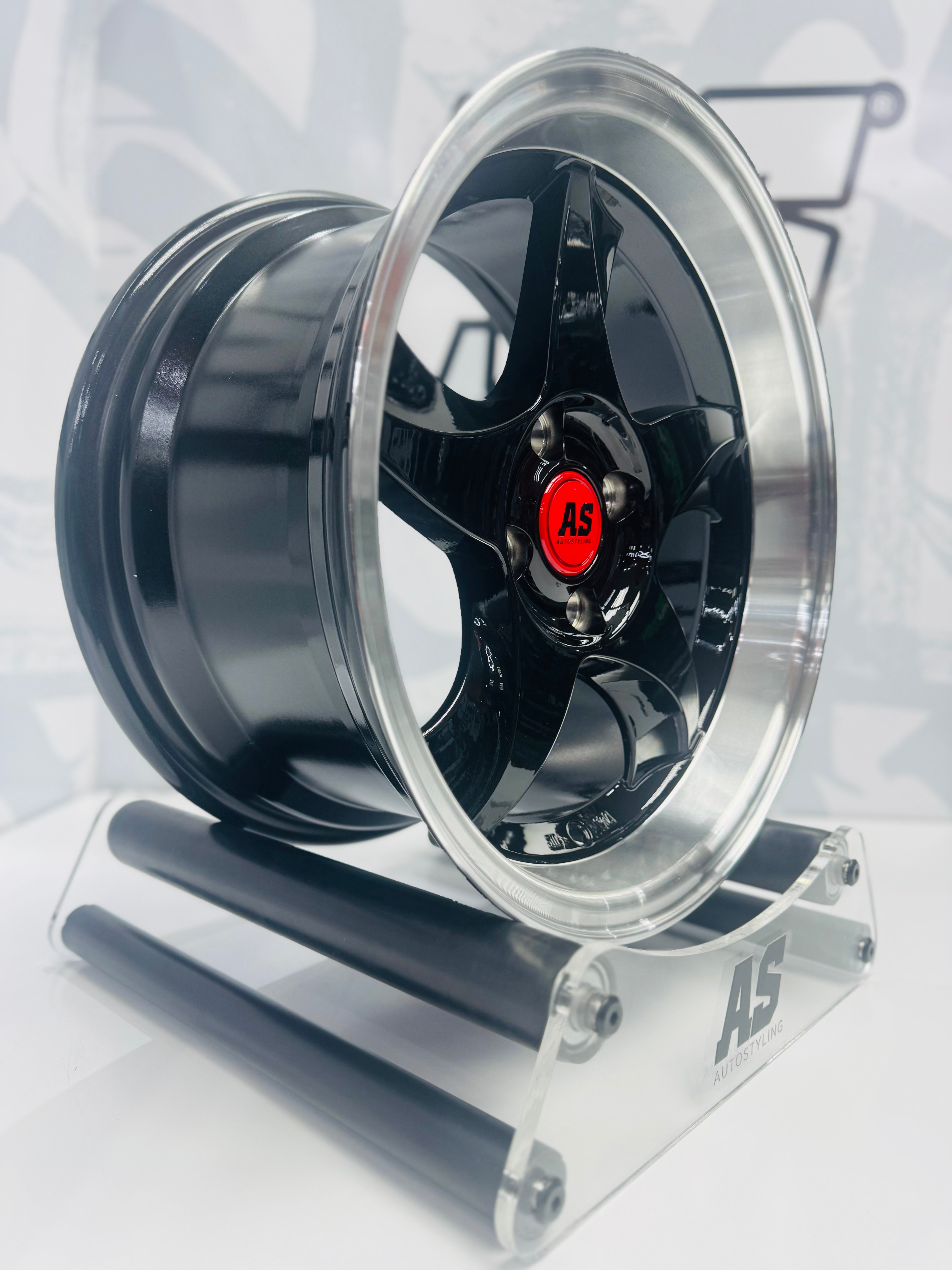 15” AS-RXI BLADES DISHED GLOSS BLACK