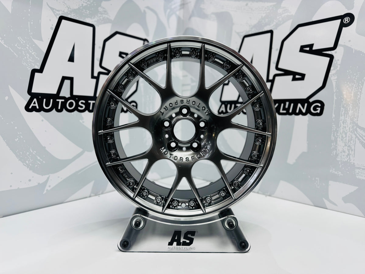 18” BSS CH  5/112 HYPER BLACK
