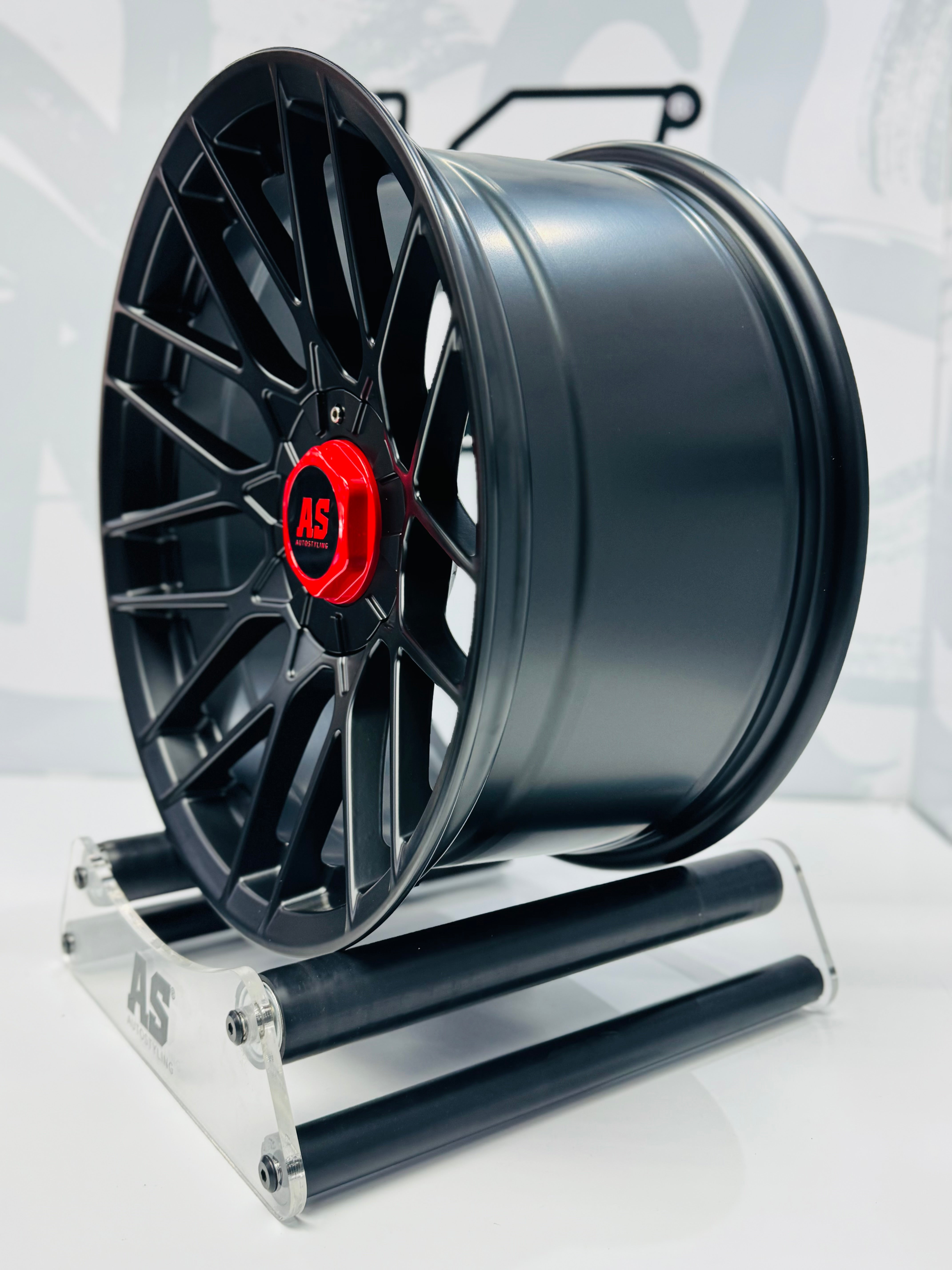 17” AS-RSE MATT BLACK 4/100 & 5/100 MULTI PCD