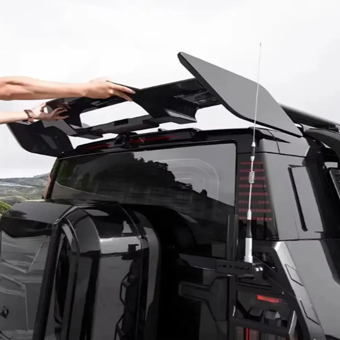 Jetour T2 (25-On) Gloss Black Aero Sport Style Roof Spoiler Wing - Autostyling Klerksdorp