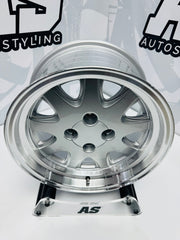 15” AS-TWINCAM  DISHED SILVER