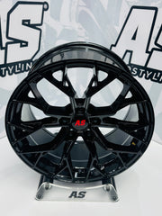 19” AS-F982754 ( 5x120 BMW ) BLACK pre fitted set DISCOUNTED