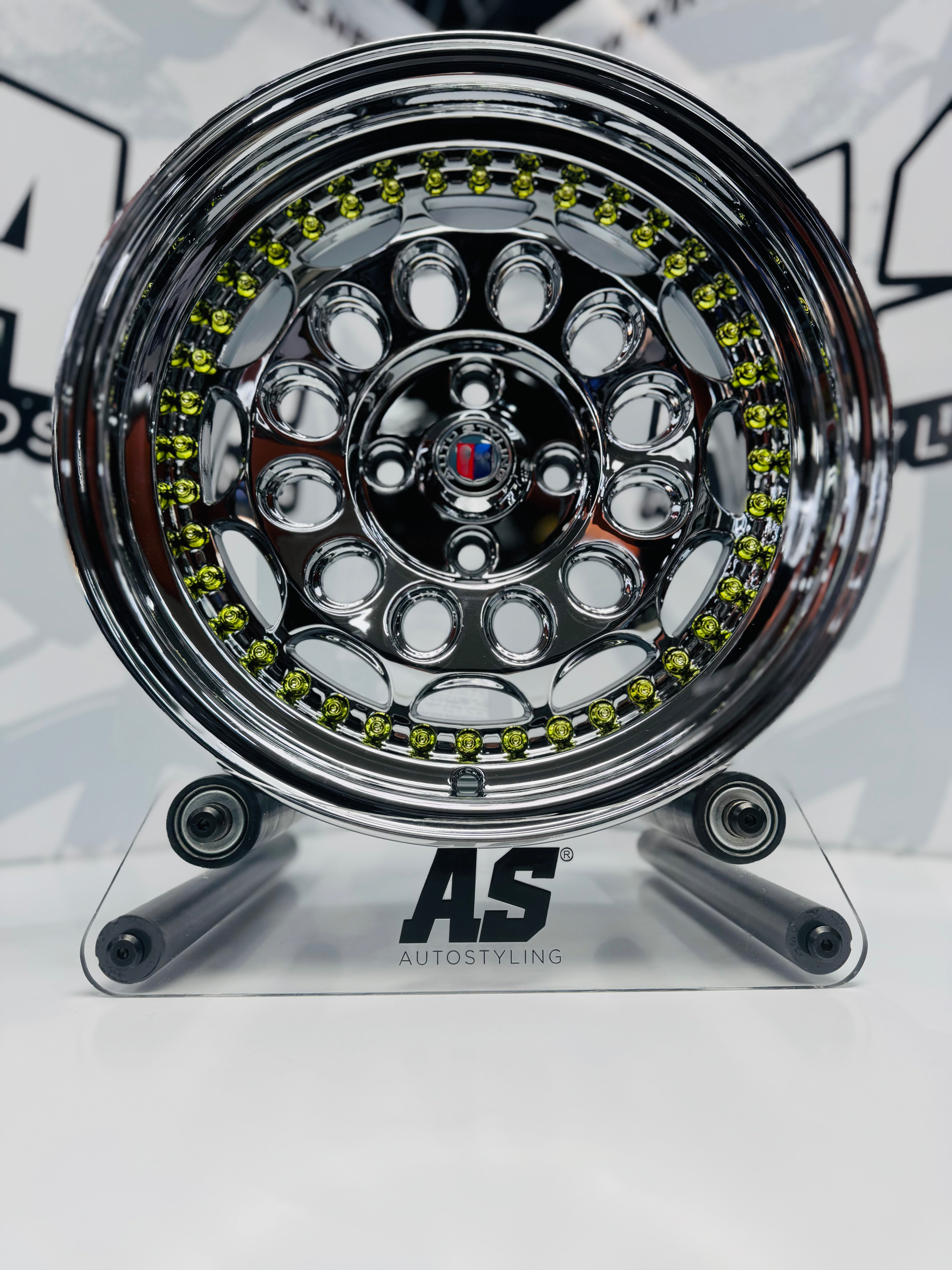 15” AS- 5704 BLACK CHROME 4/100