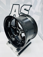 18” F99ZX307 5/114 BLACK with MILLING