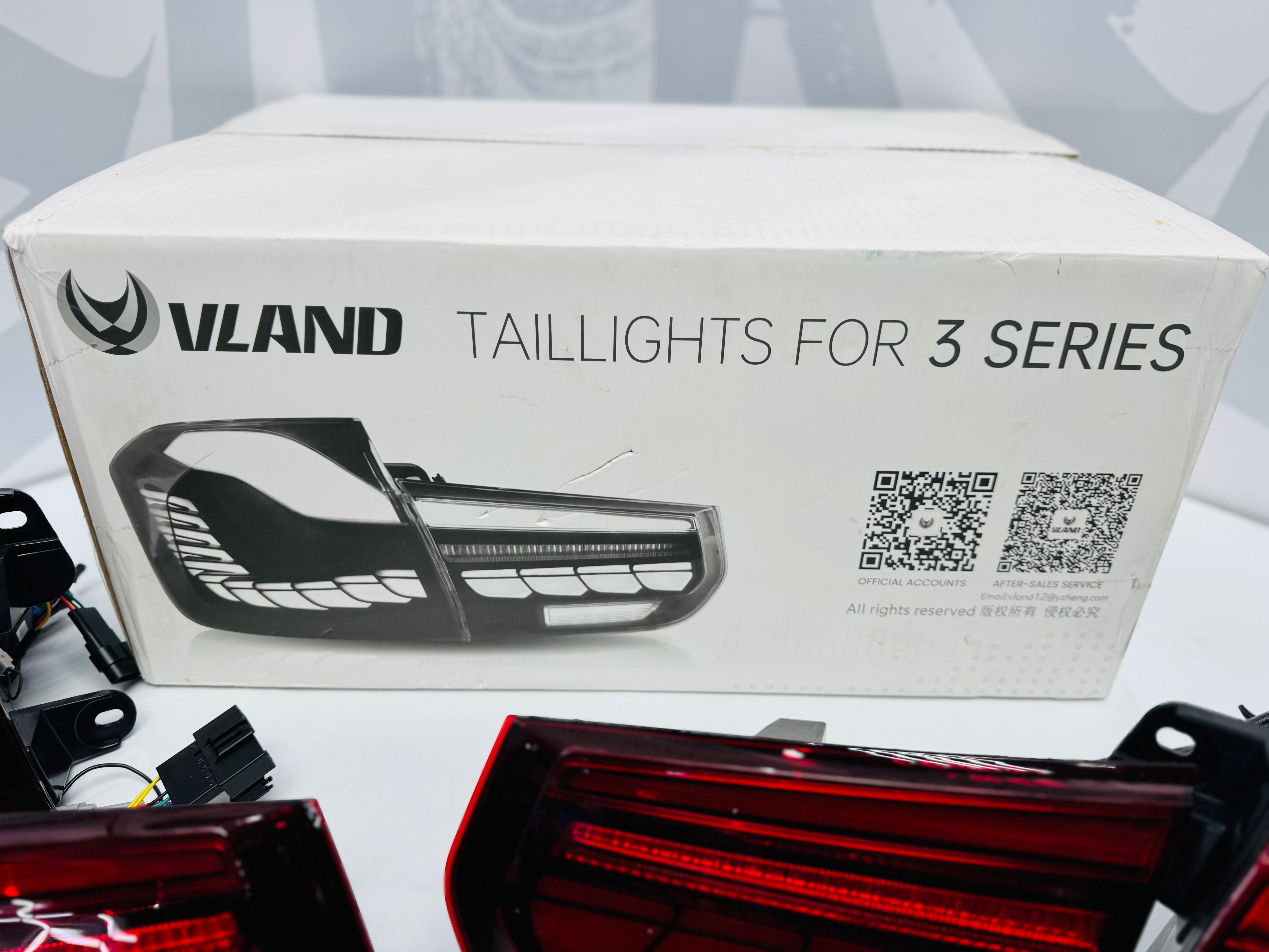 BMW 3 Series 2012-2019   (F30 F80) Vland OLED Tail Lights With Dynamic Welcome Lighting (GTS Style)