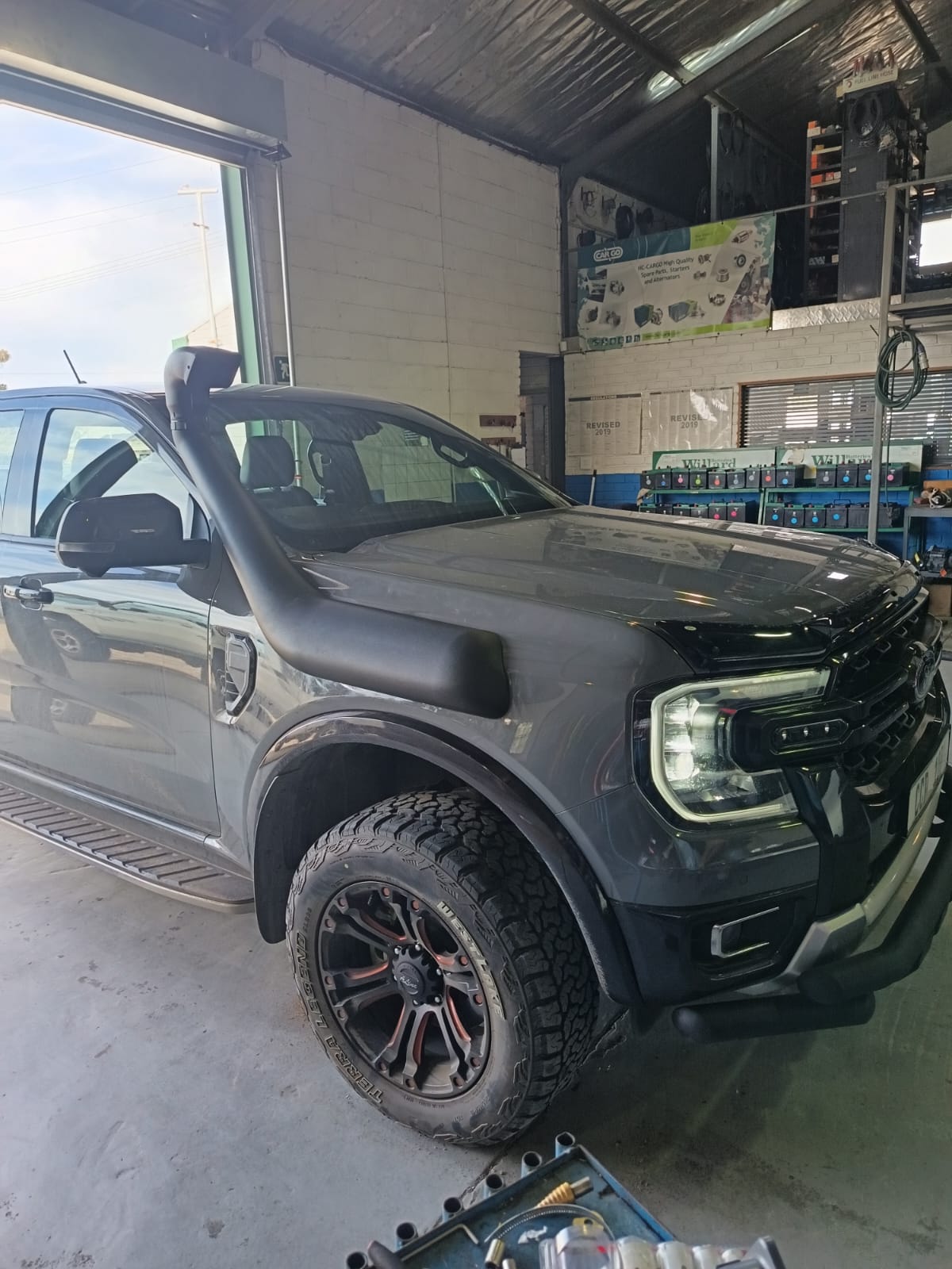 Ford Ranger 2023+  T9 Next Gen New Black Intake Snorkel System