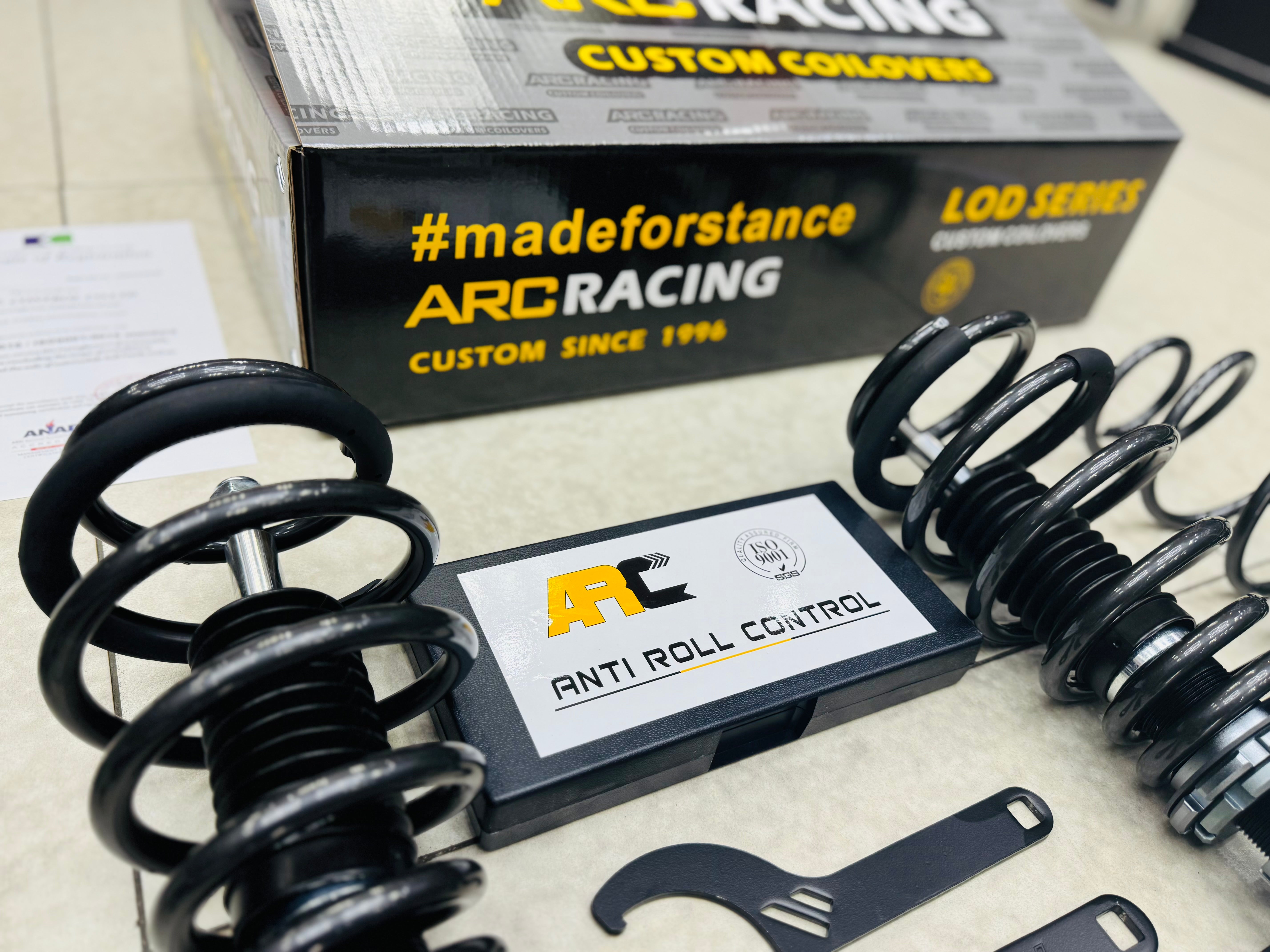 ARC COILOVERS VW POLO 8 (AW) 2018+ LOD DUAL HEIGHT ADJUSTED
