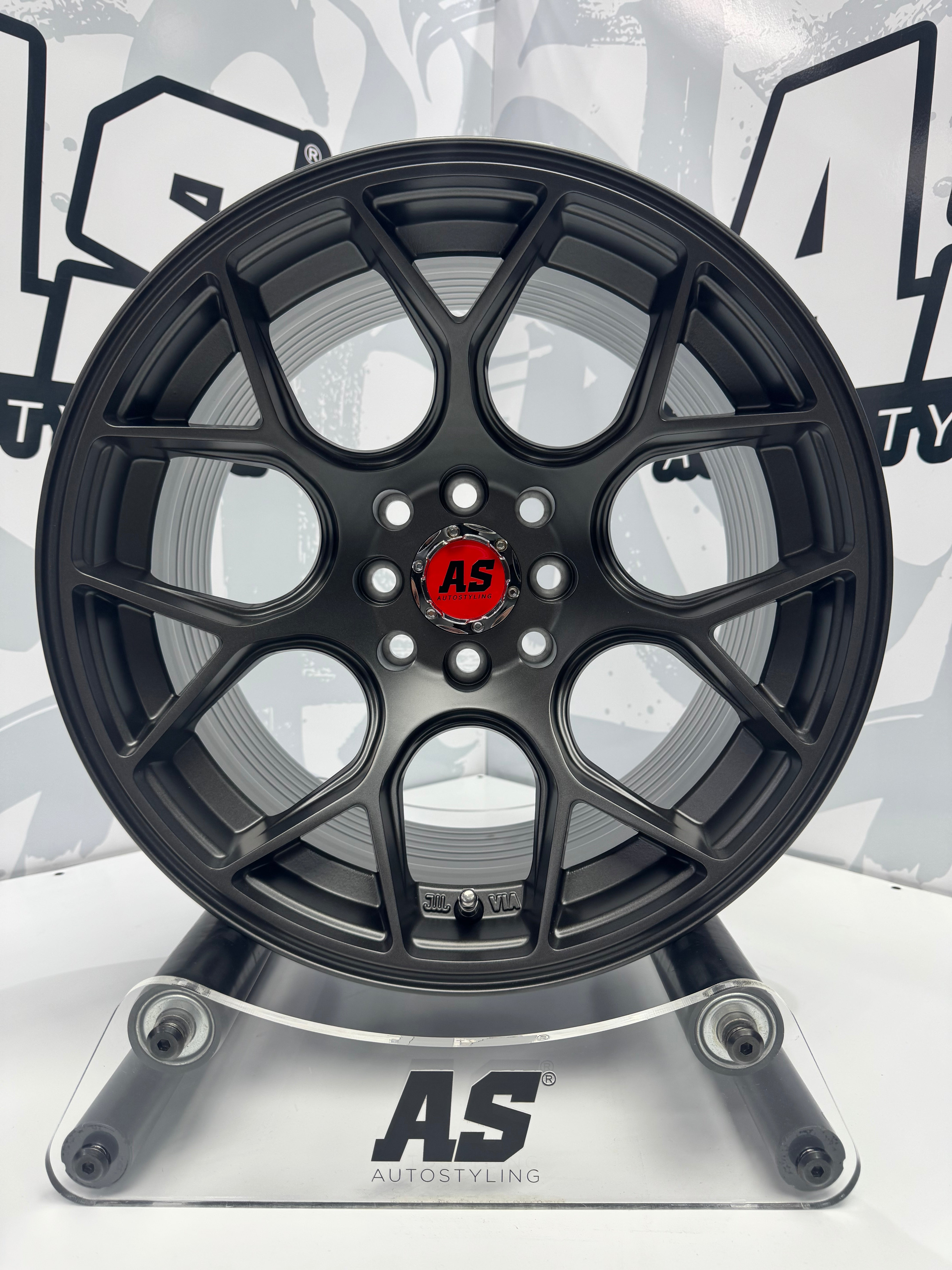 15” AS- 7553 4/100 4/114 gunmetal wheels