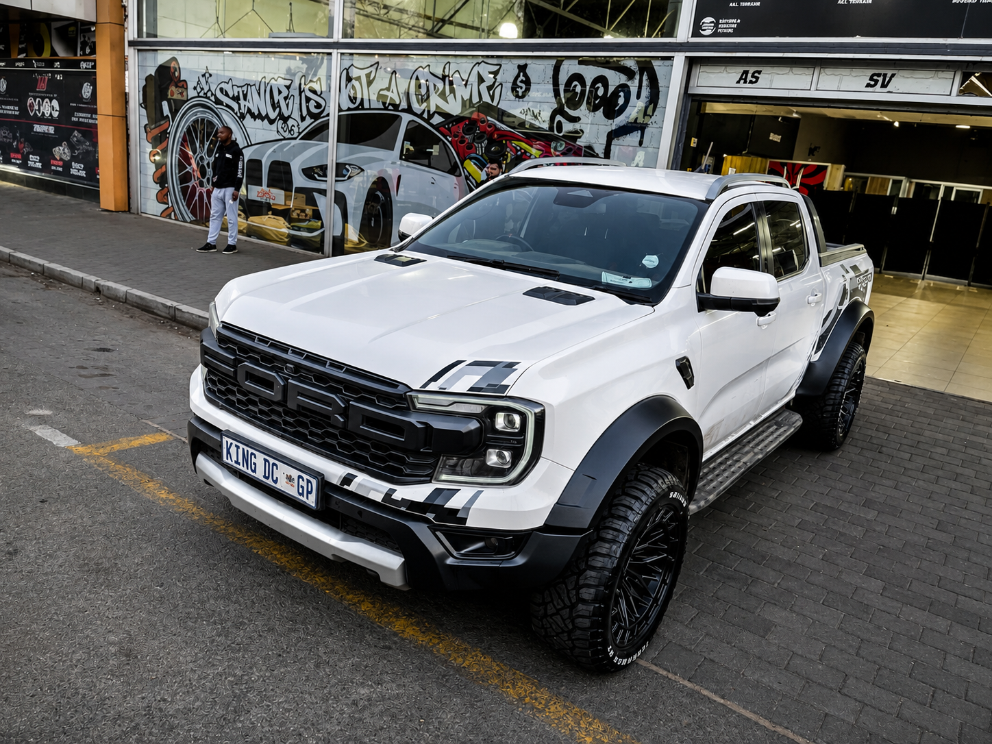 WIDE BODY  FENDER FLARE KIT (50mm wider ) - OE COLOR (2022+ FORD RANGER RAPTOR) - Autostyling Klerksdorp