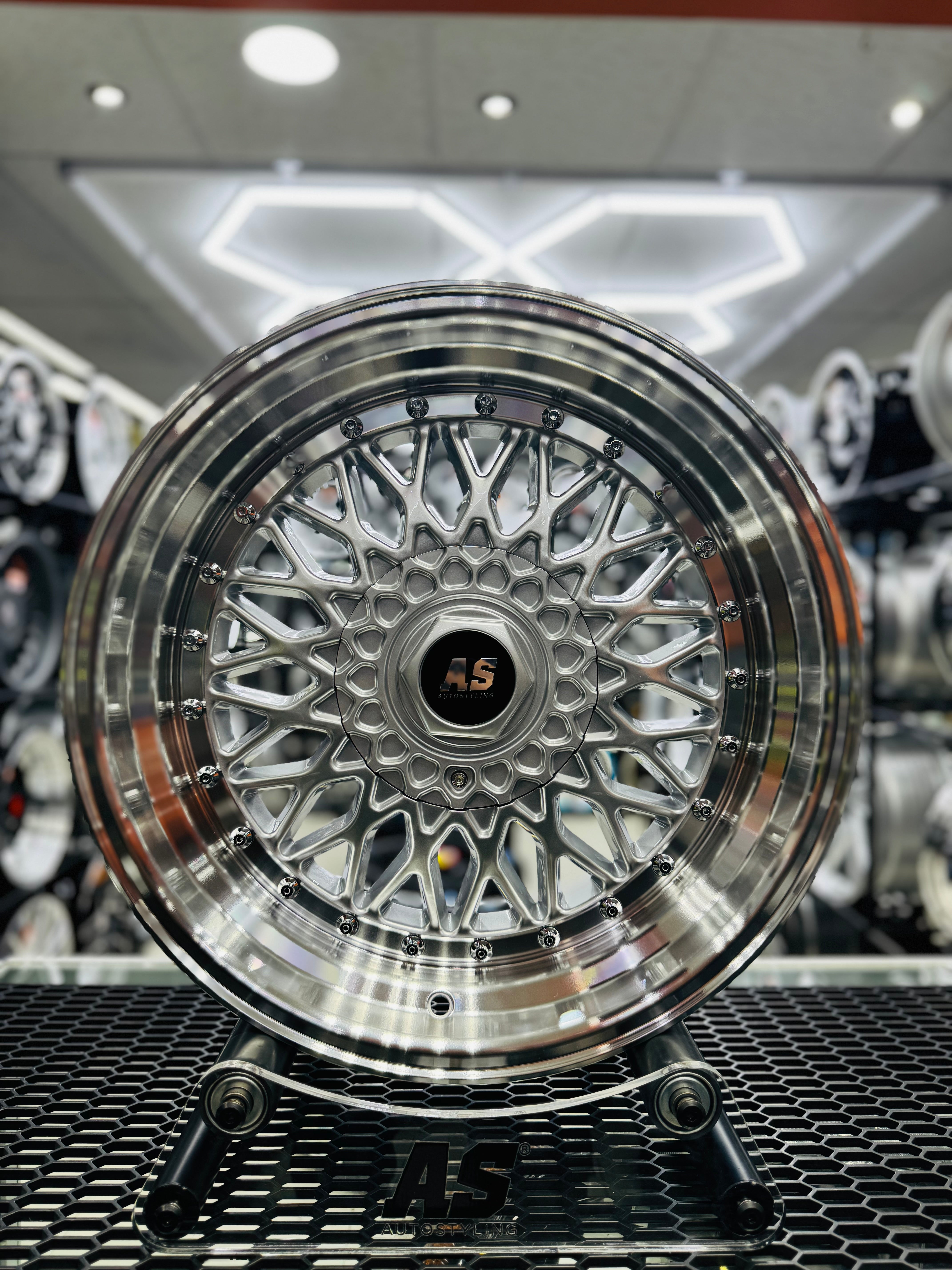 17” AS-MESH 8.5j 4x100 & 5x100  SILVER - Autostyling Klerksdorp