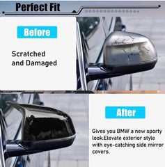 BMW G05 X5 M4 MIRROR COVERS GLOSS BLACK