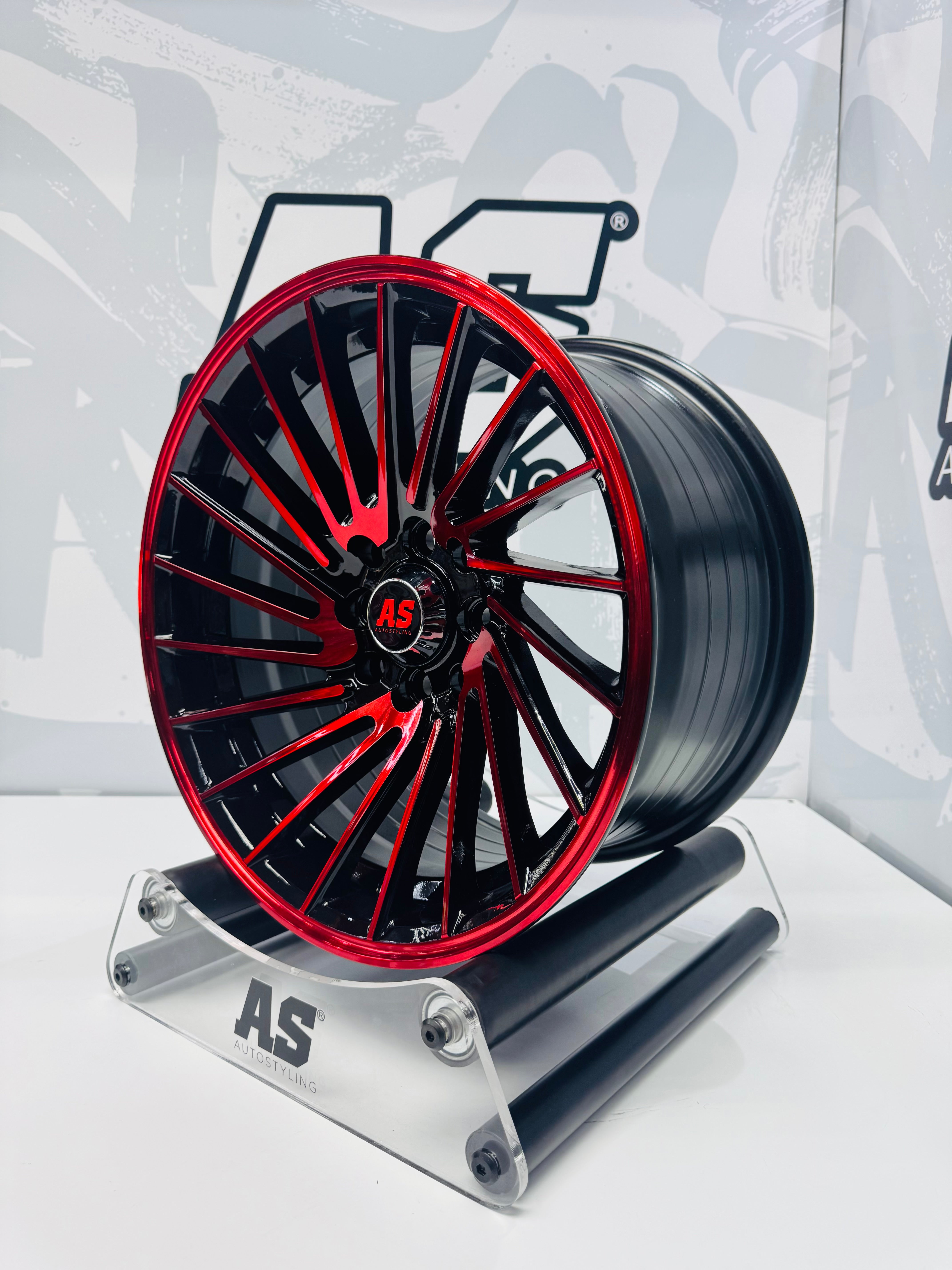 15” AS- x3001 4/100 4/114 Red