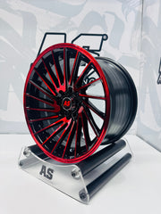 15” AS- x3001 4/100 4/114 Red