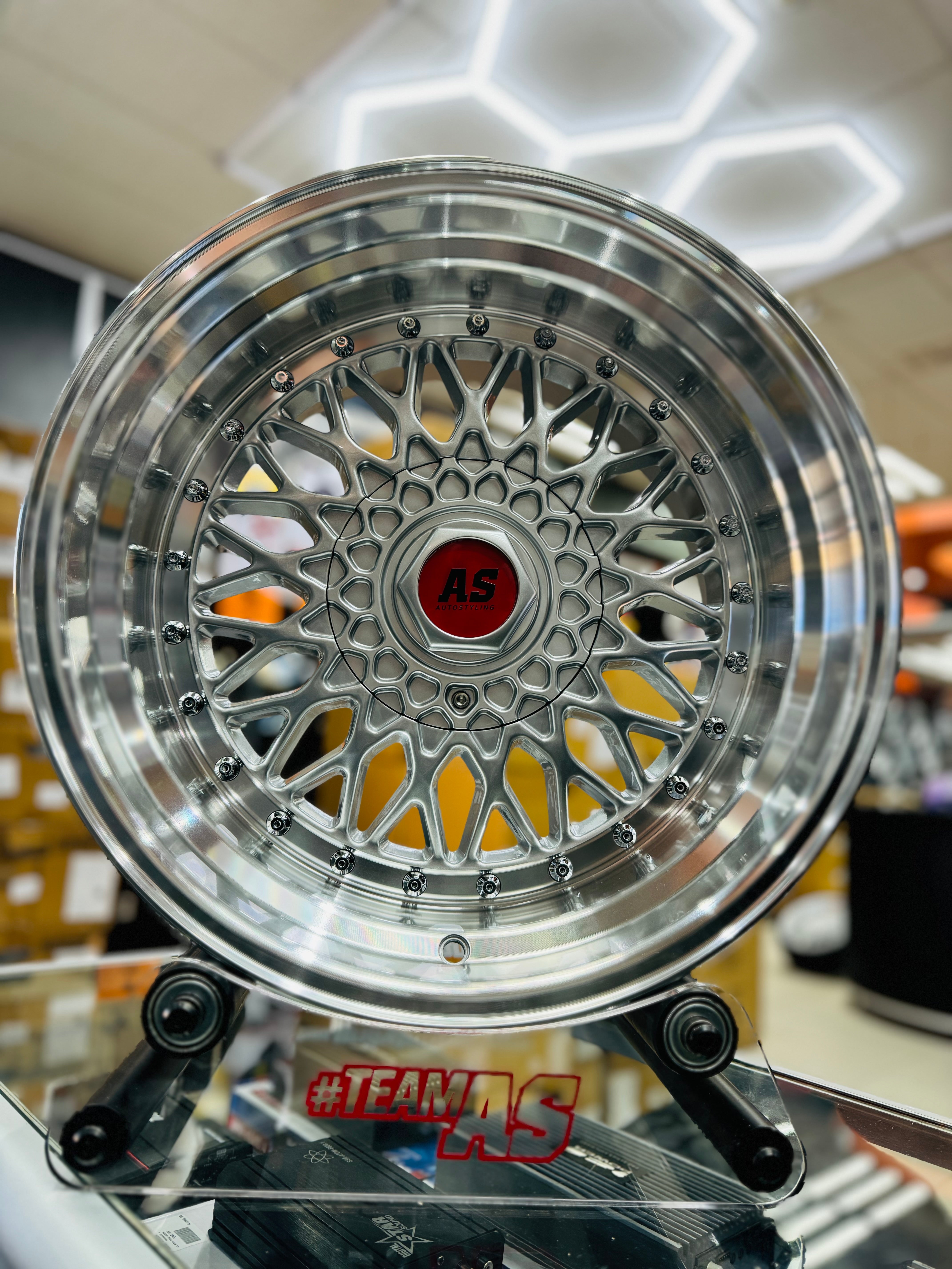 17” AS-MESH 8.5/10j 4/100 & 5/100  SILVER