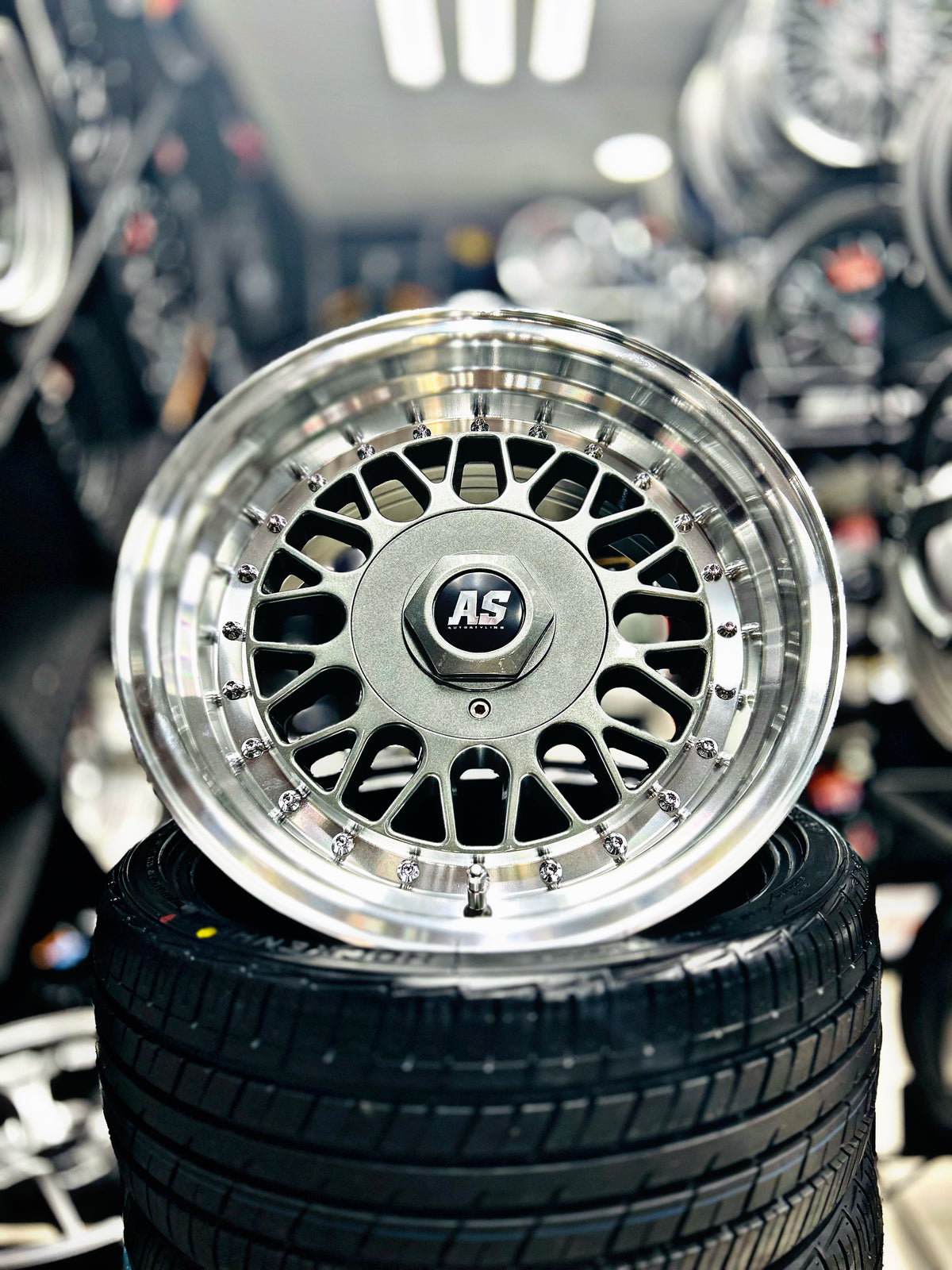15” AS- BLAZE 4/100 4/108 GUNMETAL