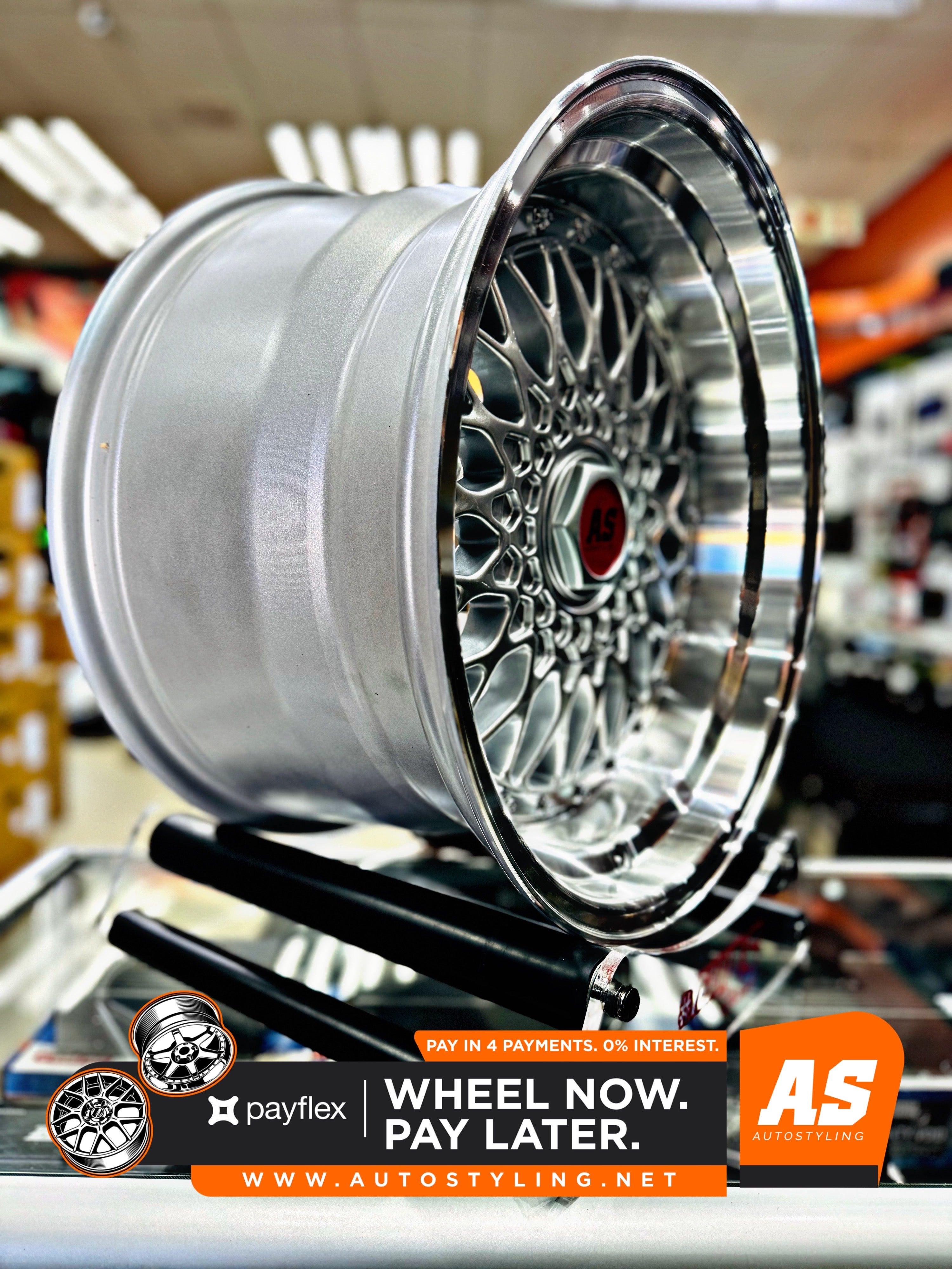 17” AS-MESH 8.5/10j 4/100 & 5/100  SILVER