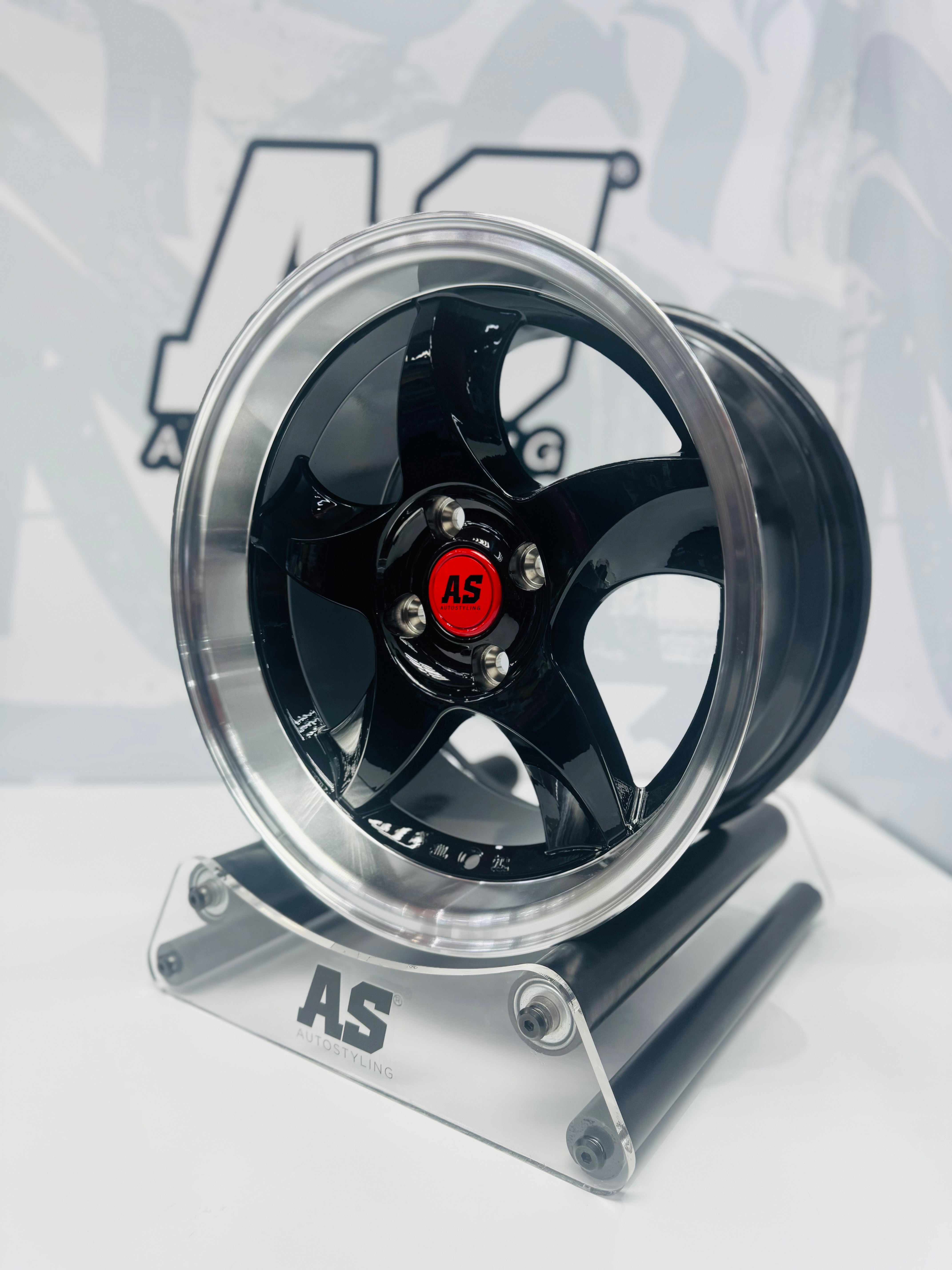 15” AS-RXI BLADES DISHED GLOSS BLACK