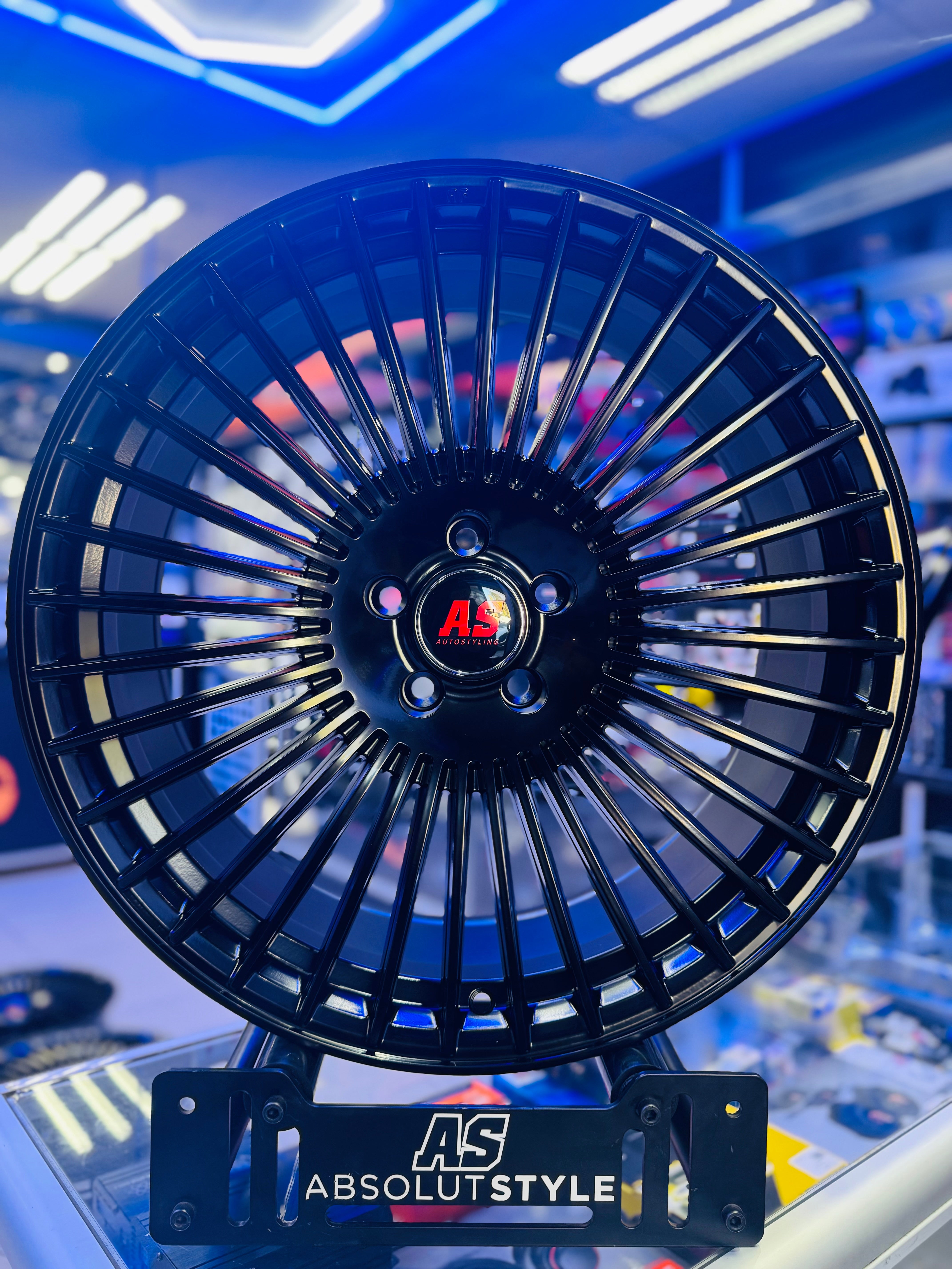 20″ 5/112 Velvet Black Alloy Wheels