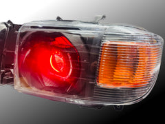 TOYOTA LANDCRUISER 79 2008-2023 ANGRY EYE LED HEADLIGHTS with Color control app on your phone